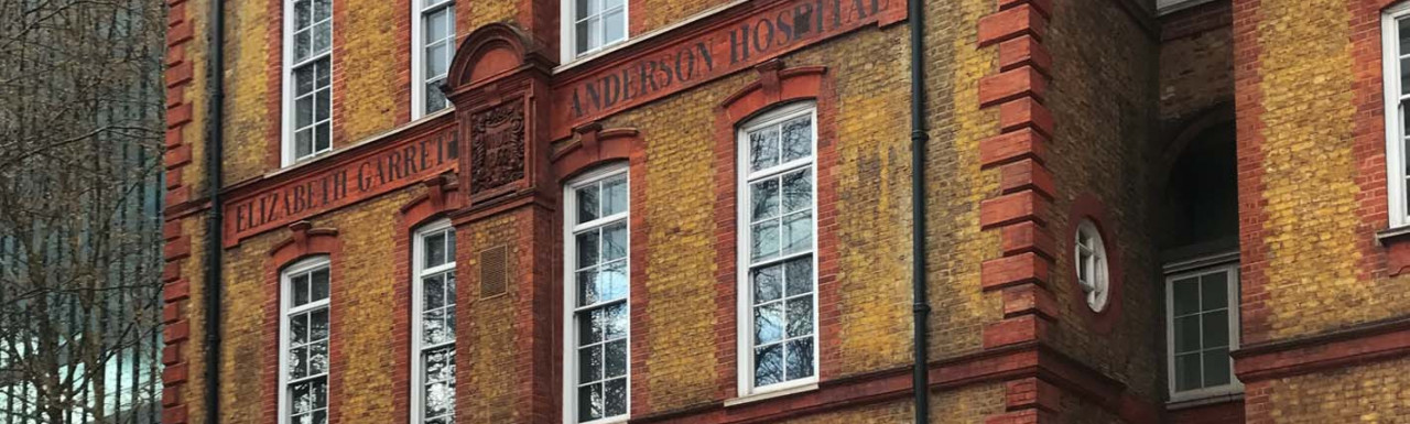 Elizabeth Garrett Anderson Hospital building was first opened in 1866.