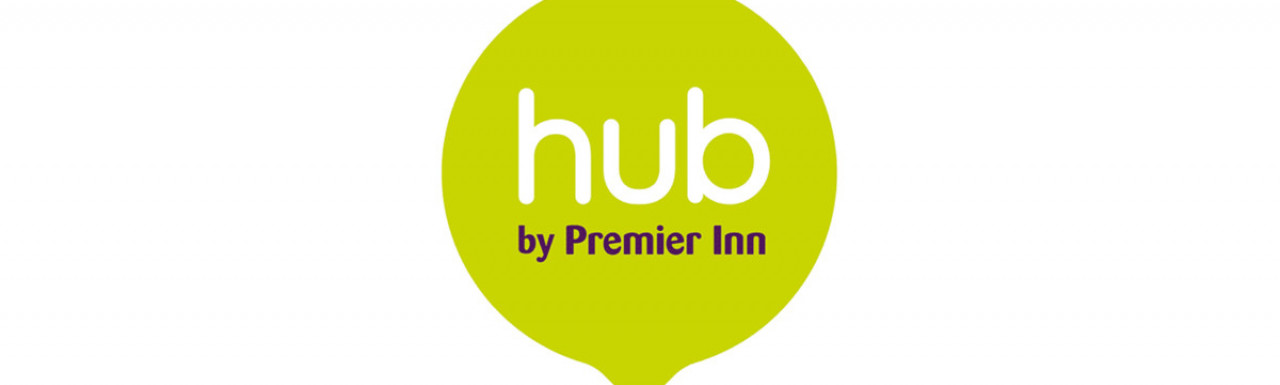 hub by Premier Inn logo. A new hotel for 115-119 Camden High Street.