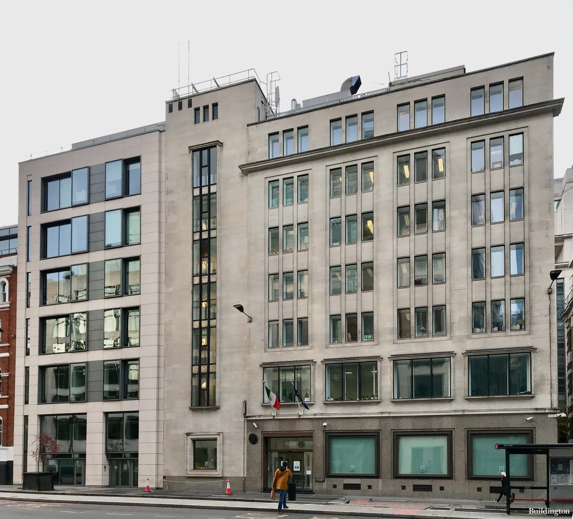 Harp House is a commercial building at 83-86 Farringdon Street, London EC4  