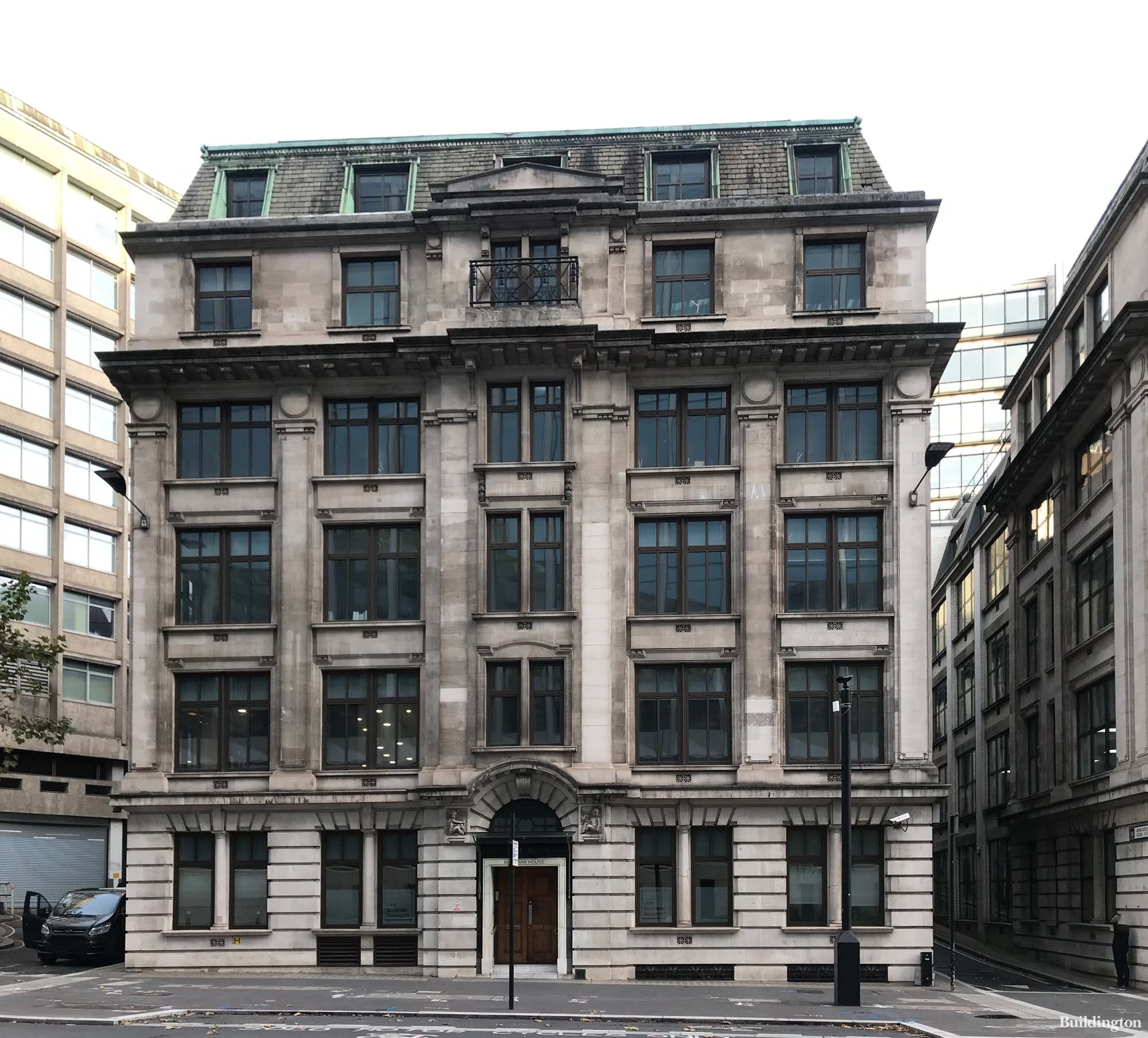 Meridian House at 34-35 Farringdon Street in London WC2.  