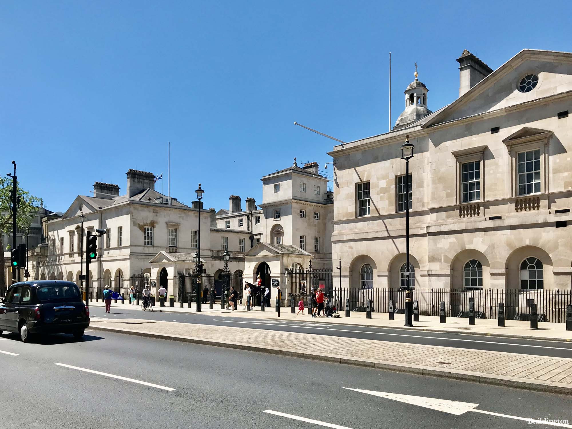 Household Cavalry Museum at Horse Guards building in Whitehall, London SW1.