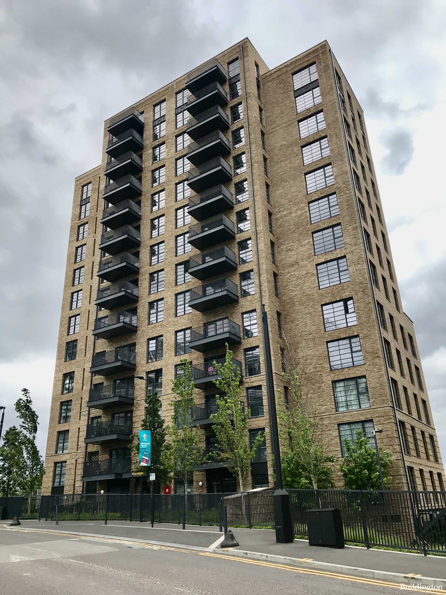 New build homes for rent at Vantage apartment building in Wembley HA9.