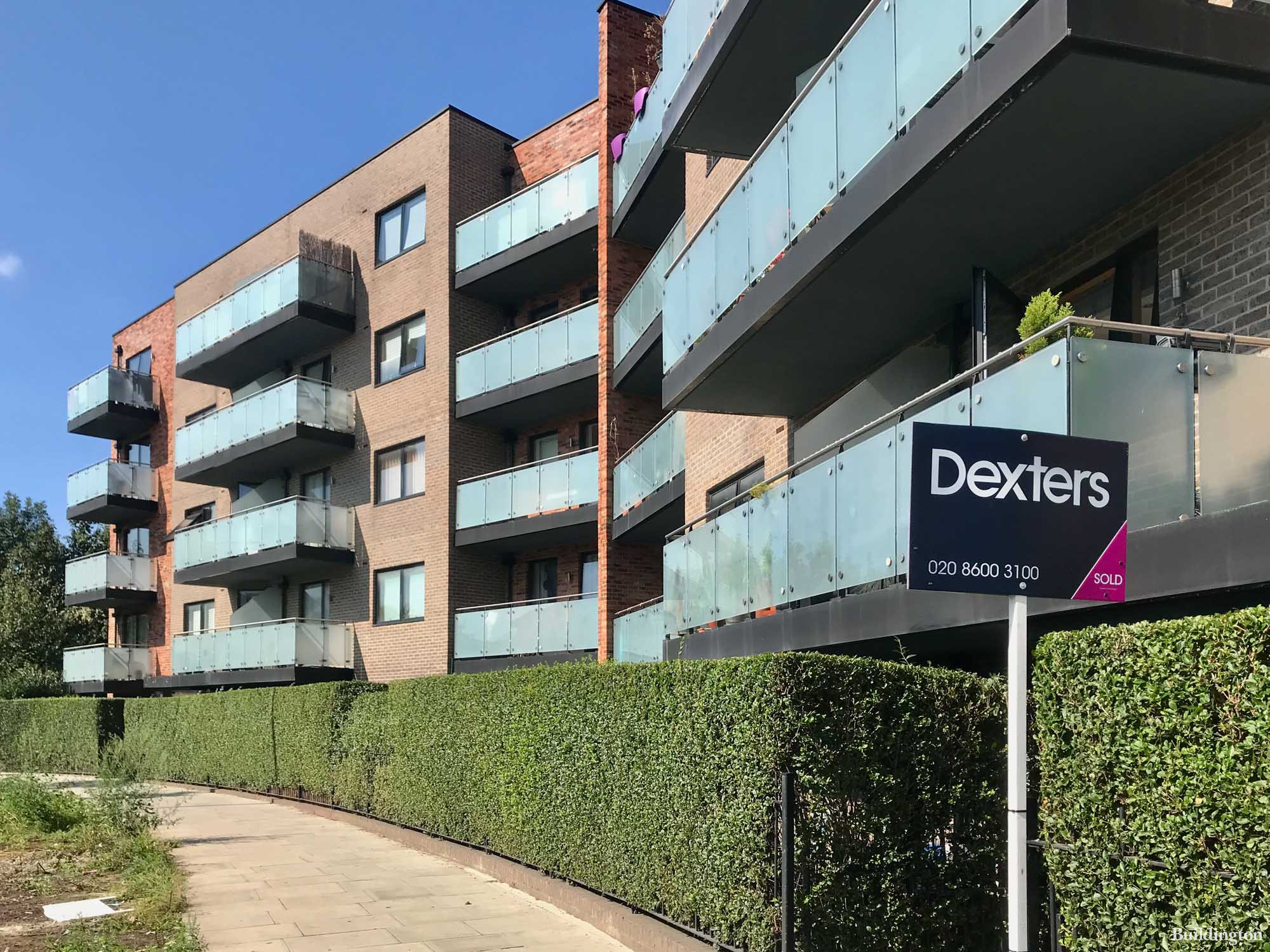 Dexters estate agent board at Craven Park in Harlesden, London NW10.