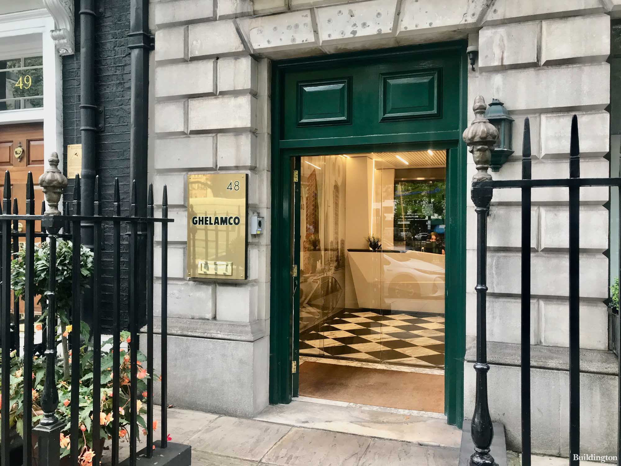Developer Ghelamco offices at 48 Berkeley Square in Mayfair, London W1.