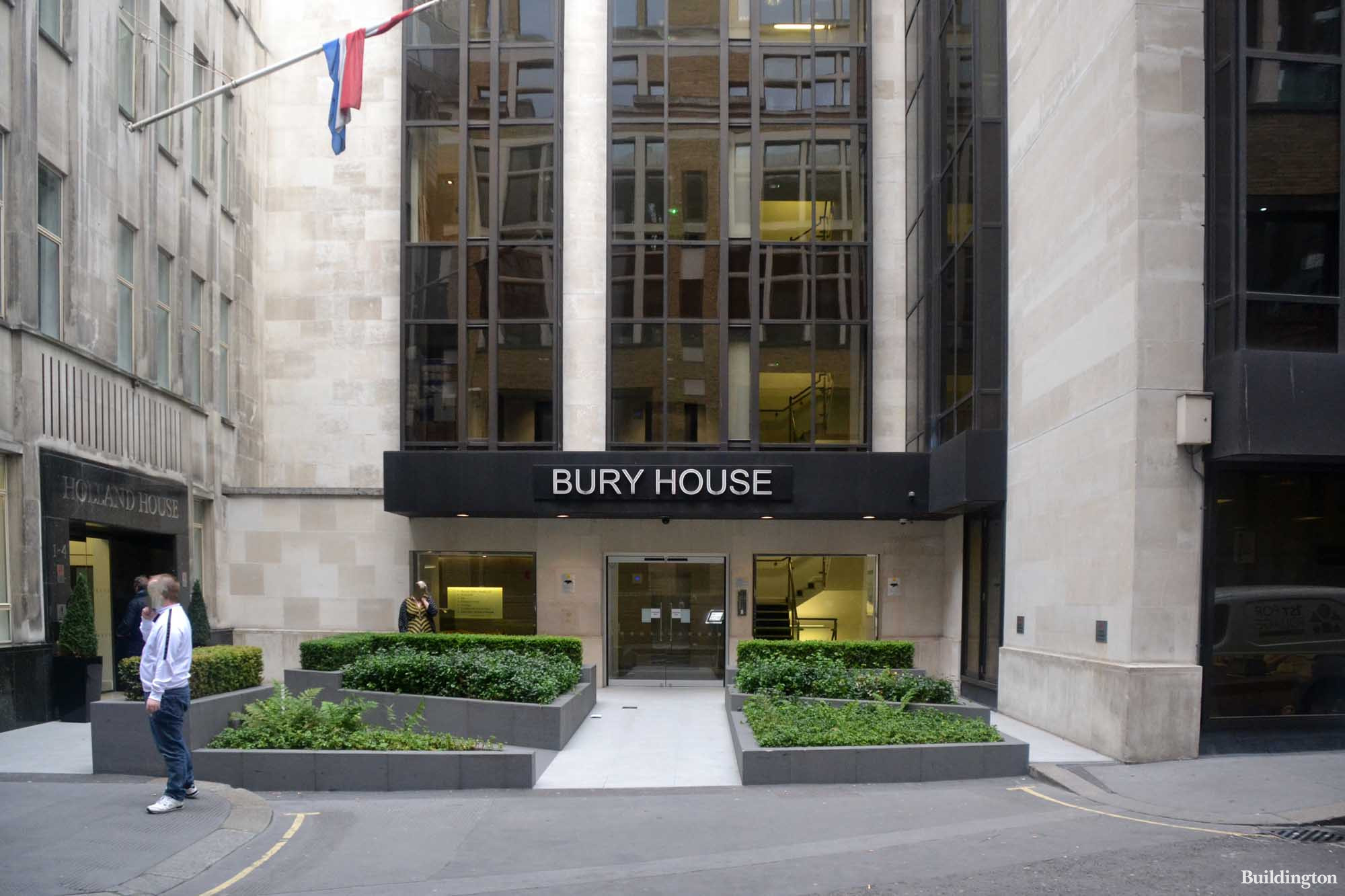 Bury House at 31 Bury Street in tthe City of London EC3.