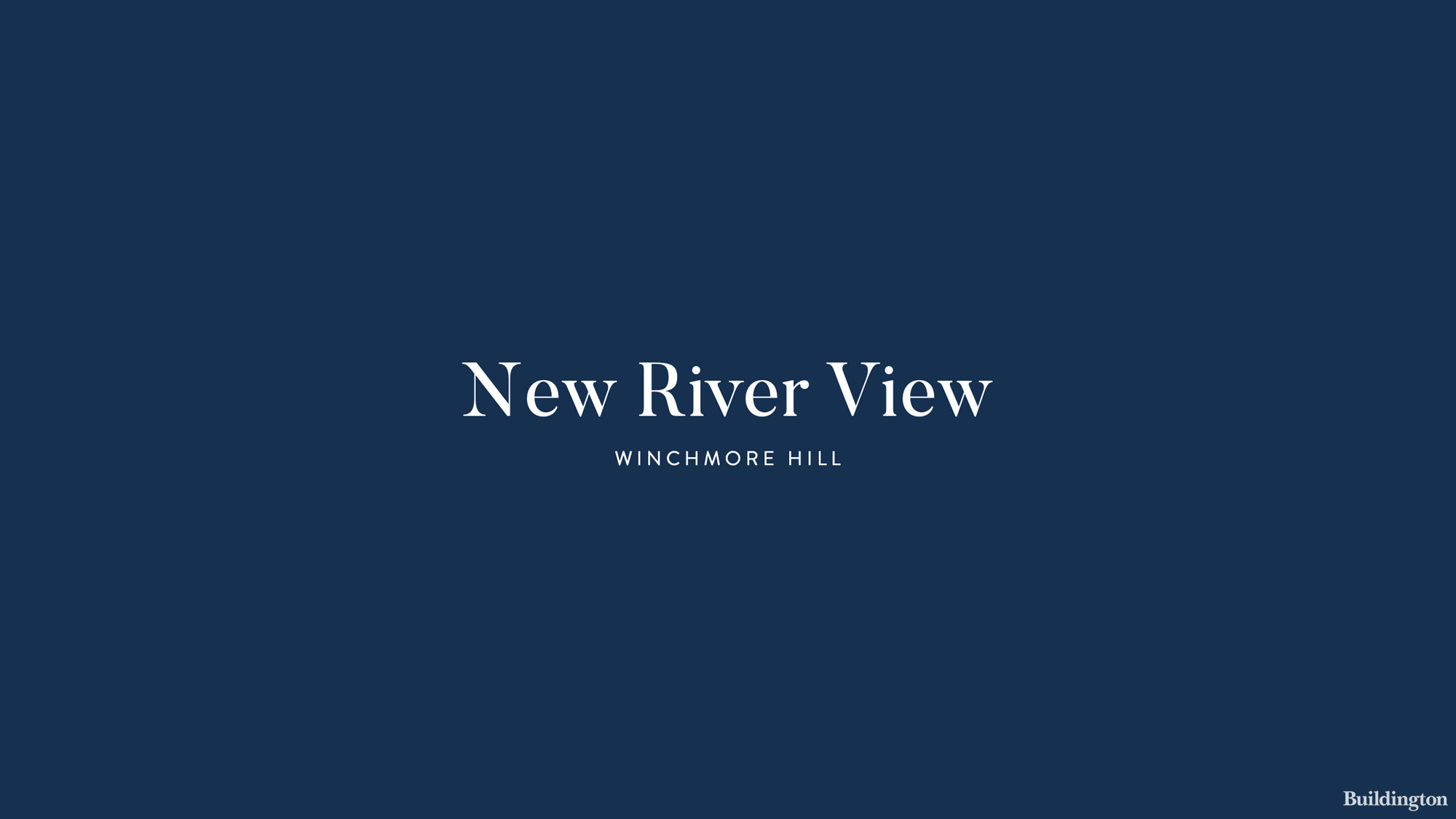 New River View development in Winchmore Hill, London N21, by Dandara