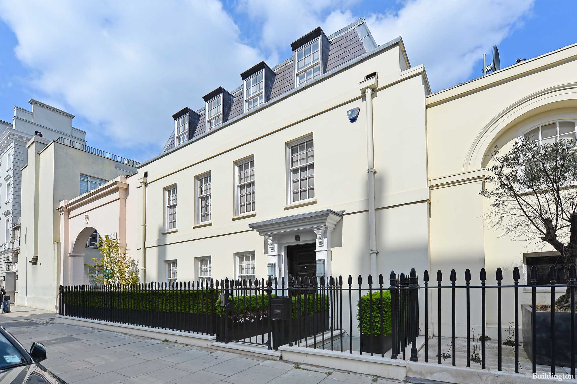 Lyall Street Grade II listed house