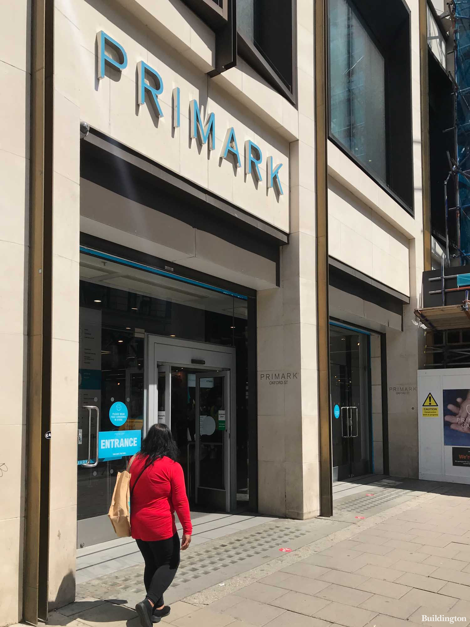 Primark at Oriana on Oxford Street in 2021.