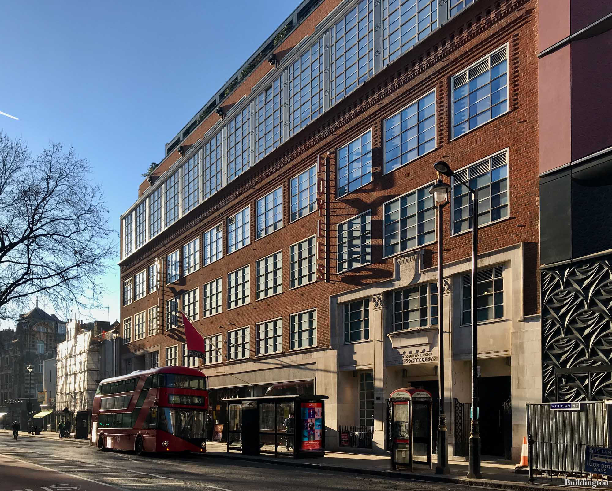 The Saint Martins Lofts at 107-109 Charing Cross Road in London WC2.