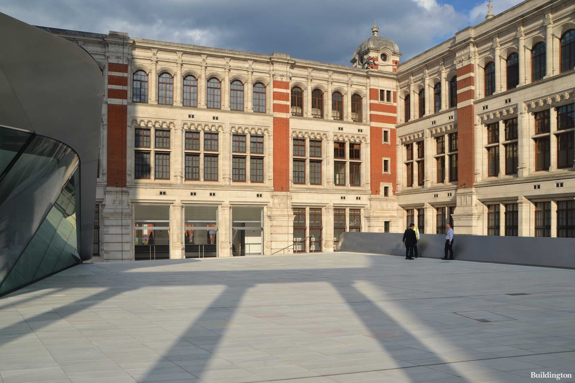 The courtyard at Victoria and Albert Museum V&A