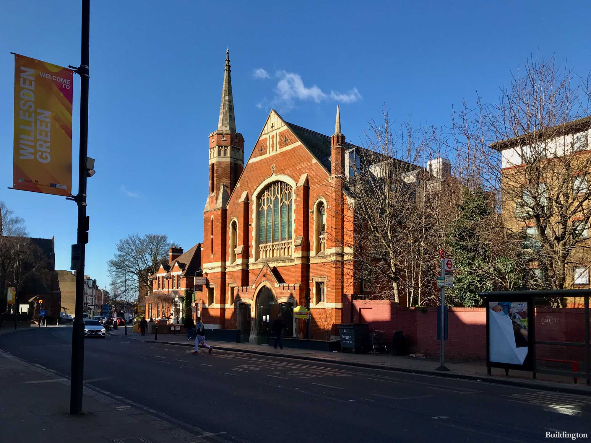 Willesden Green Baptist Church on Willesden Green High Road in London NW10.