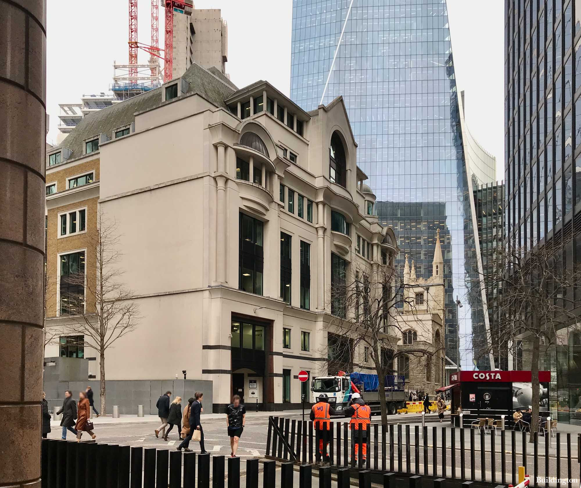 Fitzwilliam House at 10 St Mary Axe in the City of London EC3.