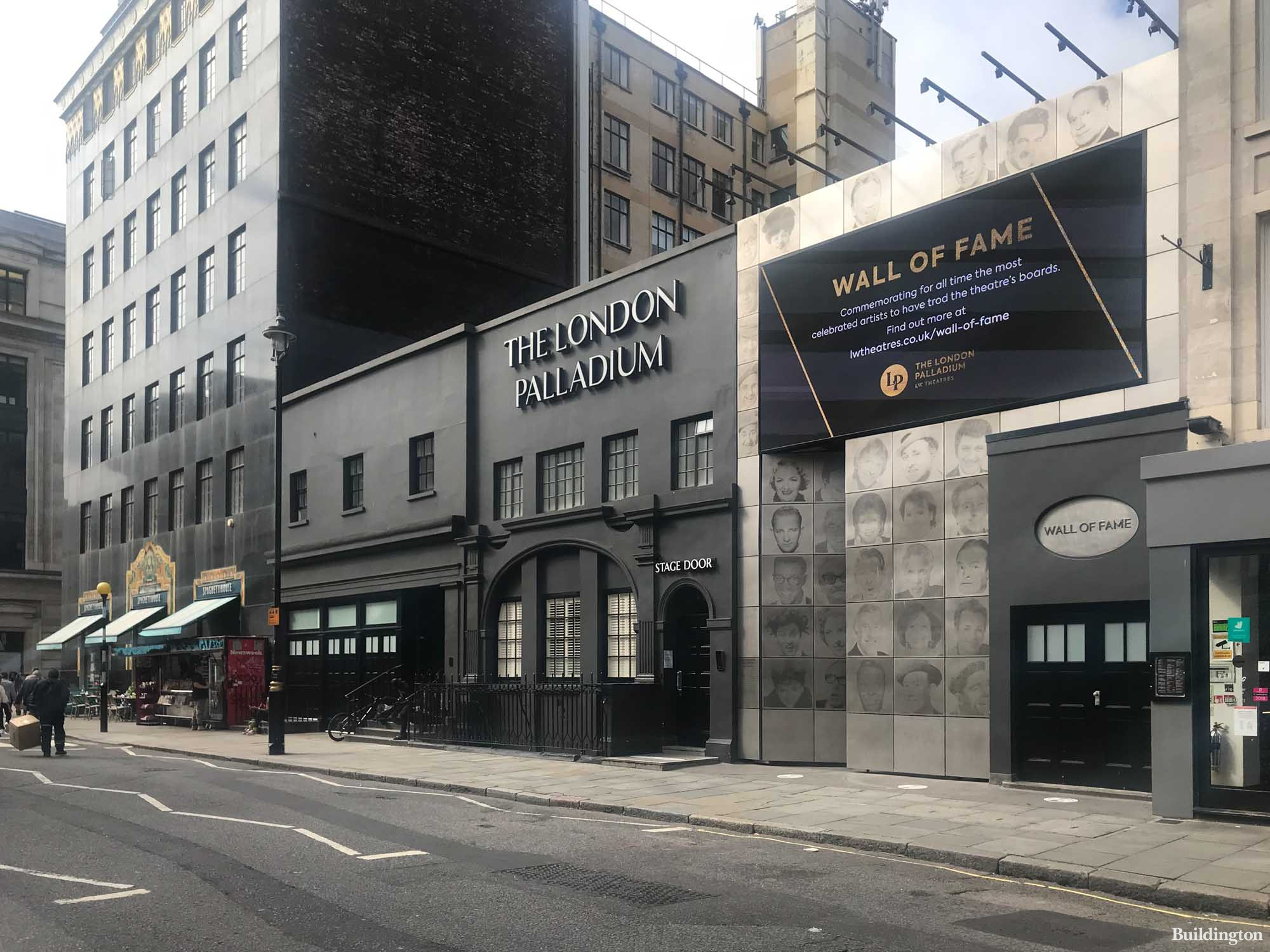 The London Palladium on Great Marlborough Street off Regent Street in Soho, London W1.