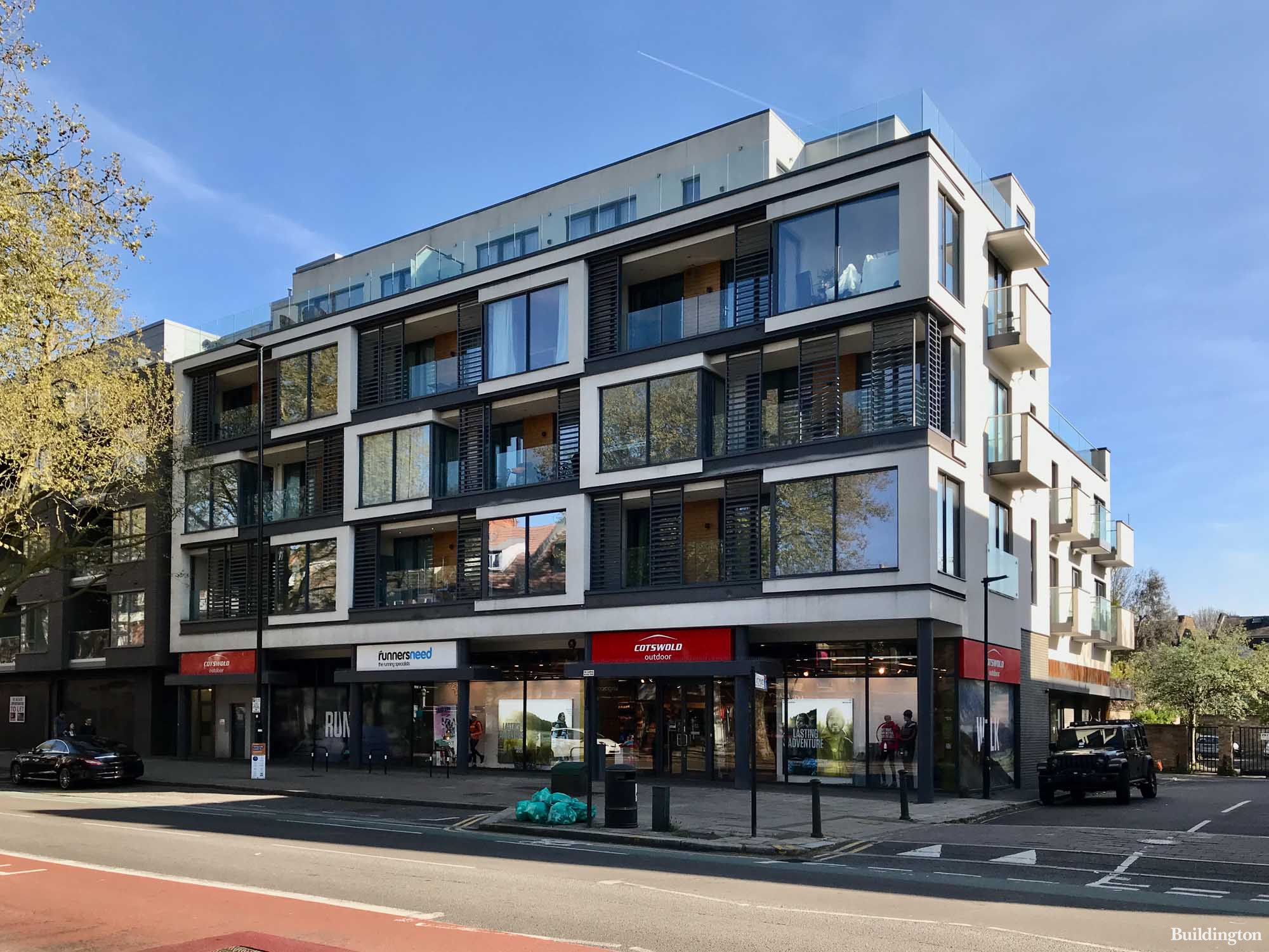 The Chiswick Corner Haus at 319-327 Chiswick High Road by Linden Homes in London W4.