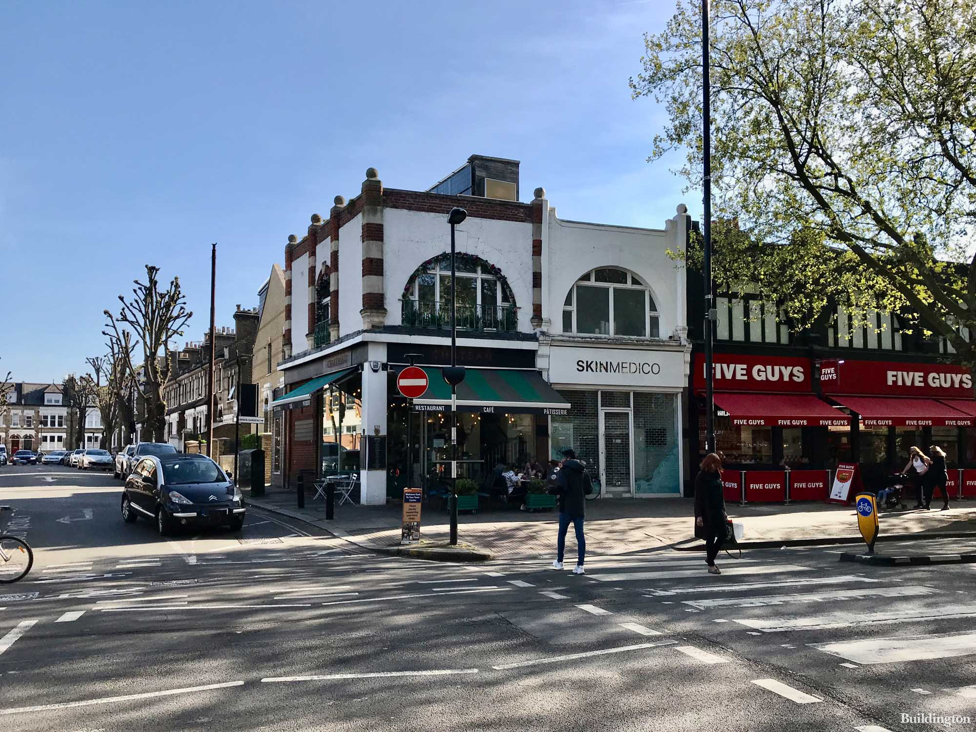 213 Chiswick High Road in spring 2022