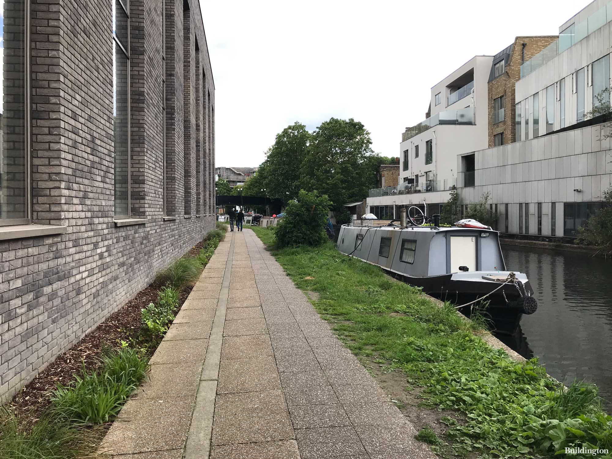 The Gramophone Works by the Grand Union Canal in London W10