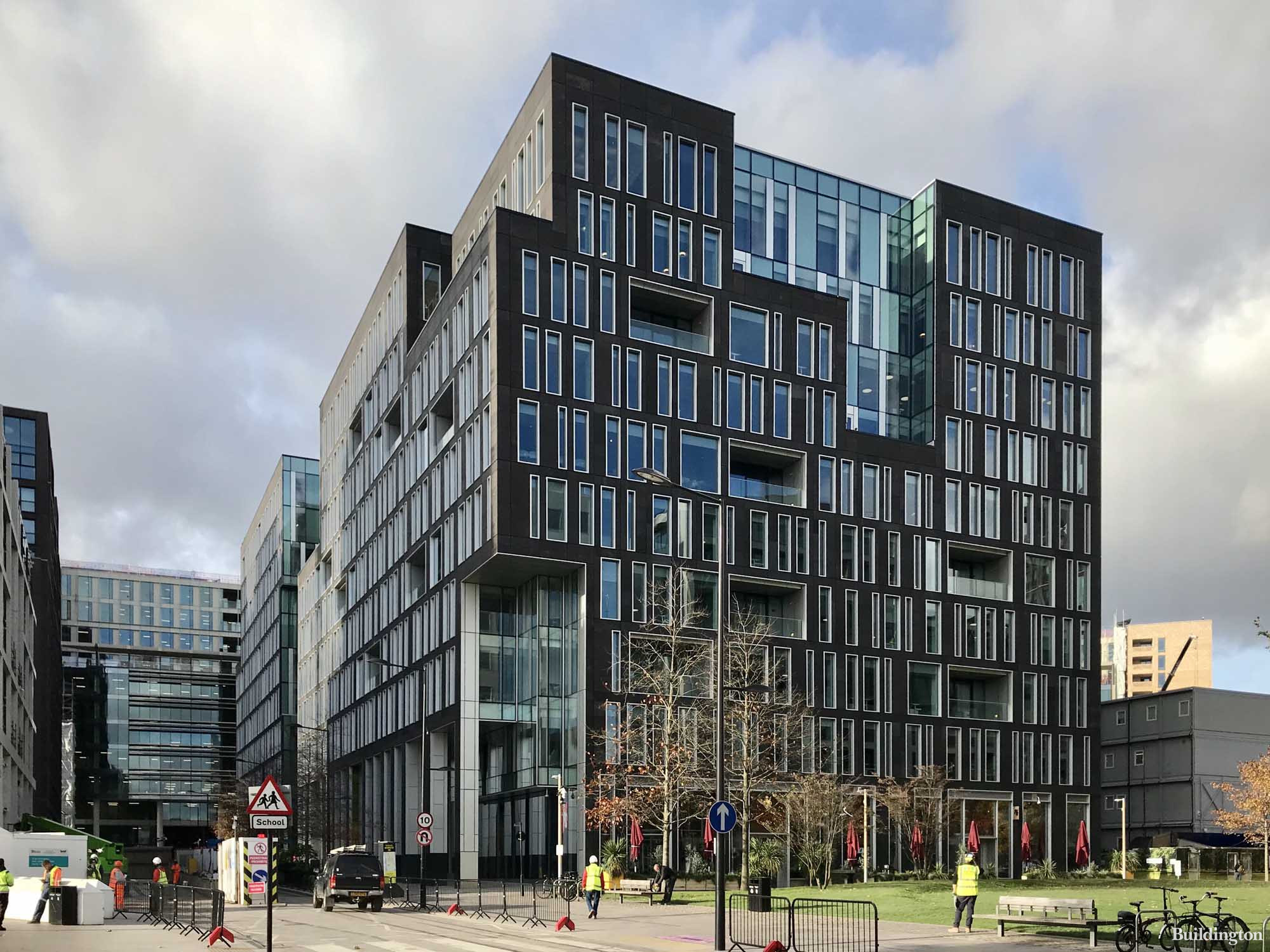 S2 Handyside office building designed by Mossessian architects in King's Cross, London N1C.