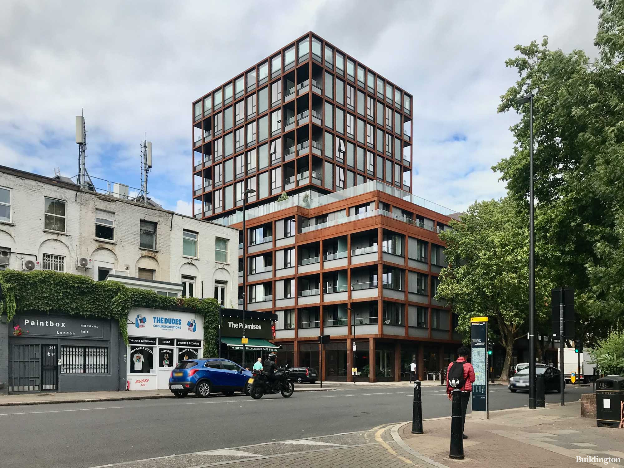 HKR Hoxton development by LBS Properties on Hackney Road.