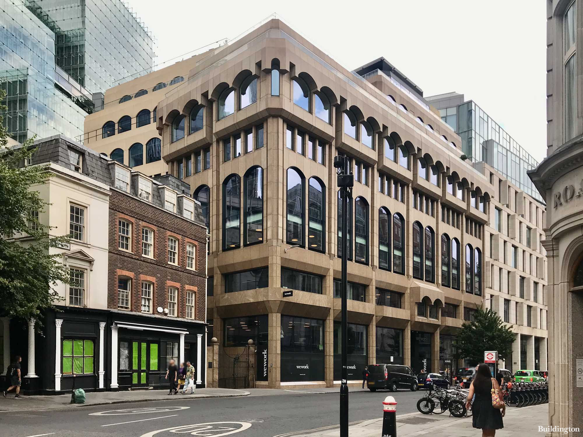 WeWork's offices at 51 Eastcheap in the City of London EC3.