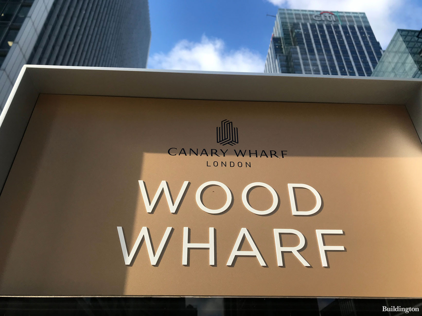 Wood Wharf by Canary Wharf in London E14