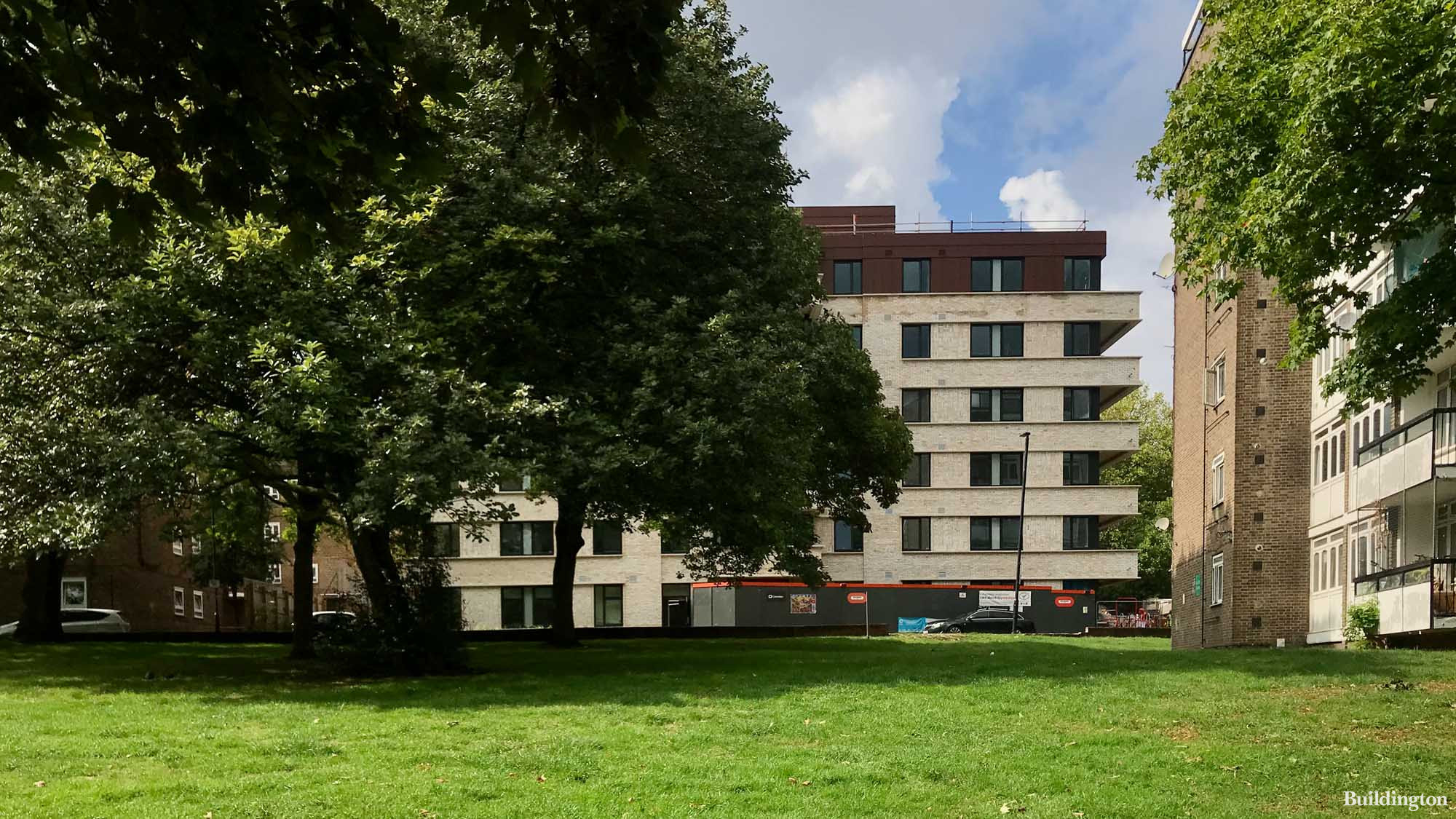 Noor Inayat Khan House at NEOS development on Maitland Park Villas in London NW3.