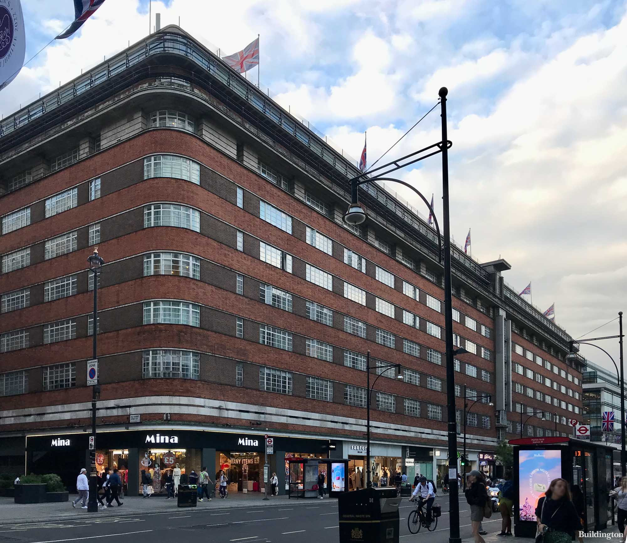 508-540 Oxford Street building in London W1.