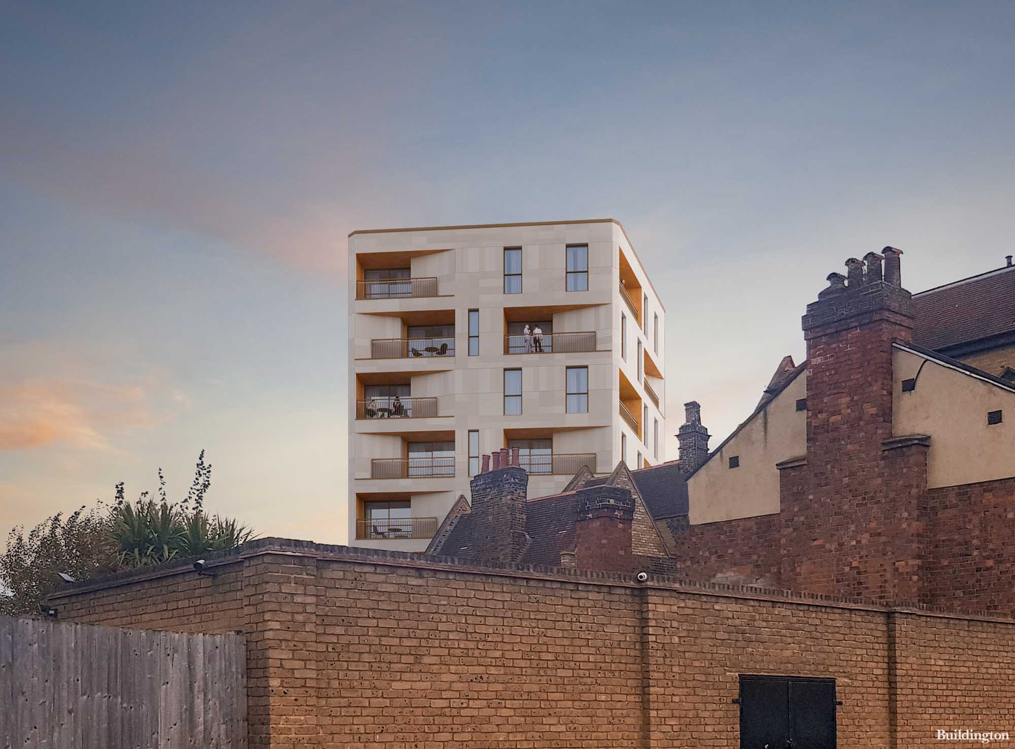 Kensal View apartment building designed by airc in London NW10.