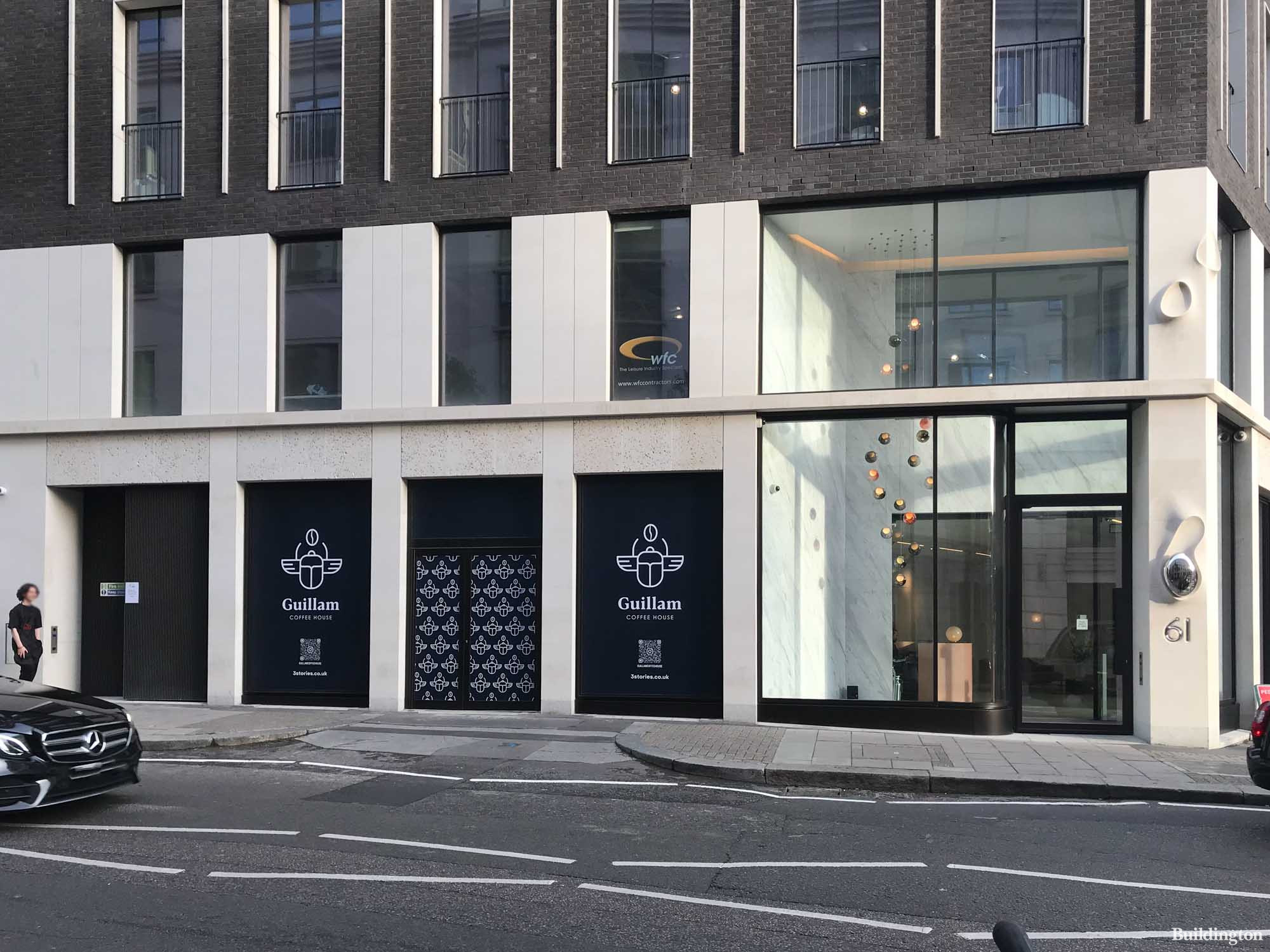 Guillam Coffee House opening soon at 61 Curzon Street in Mayfair, London W1.