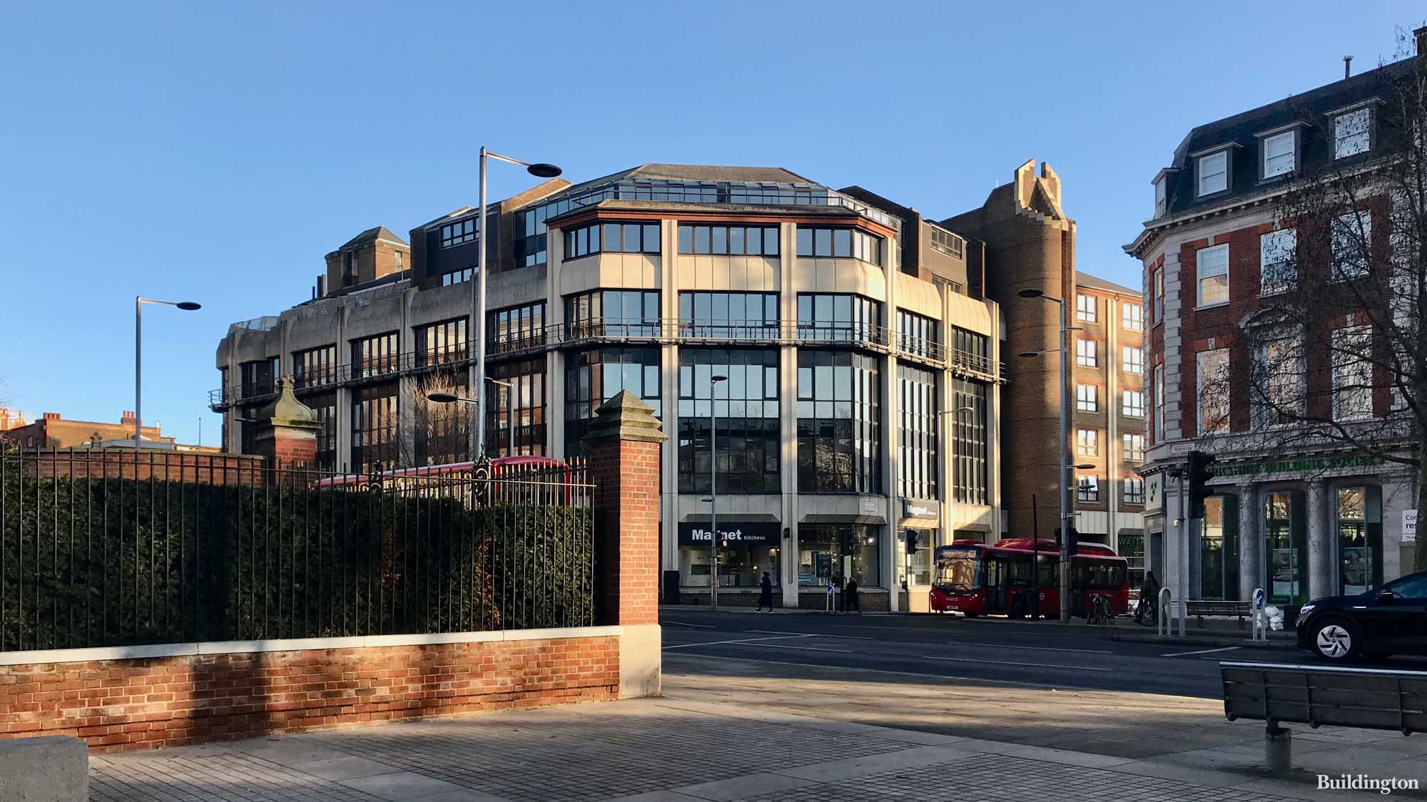 243 Kensington High Street building in Kensington, London W8.