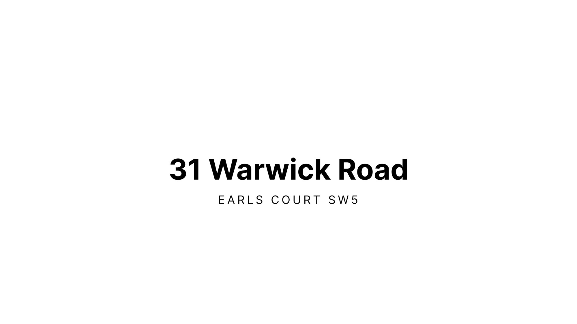 31 Warwick Road