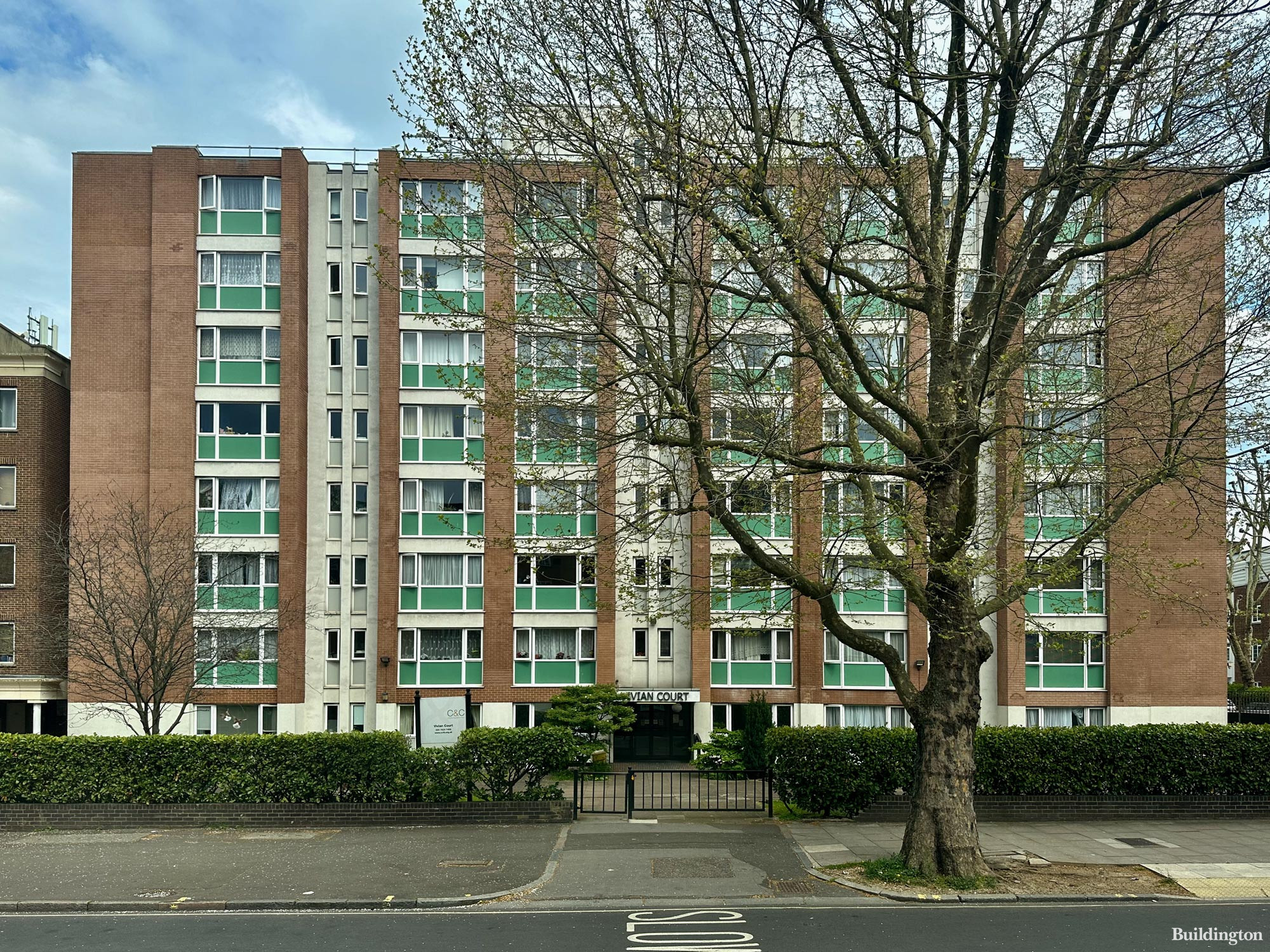 Vivian Court sheltered housing scheme in Maida Vale, London W9.
