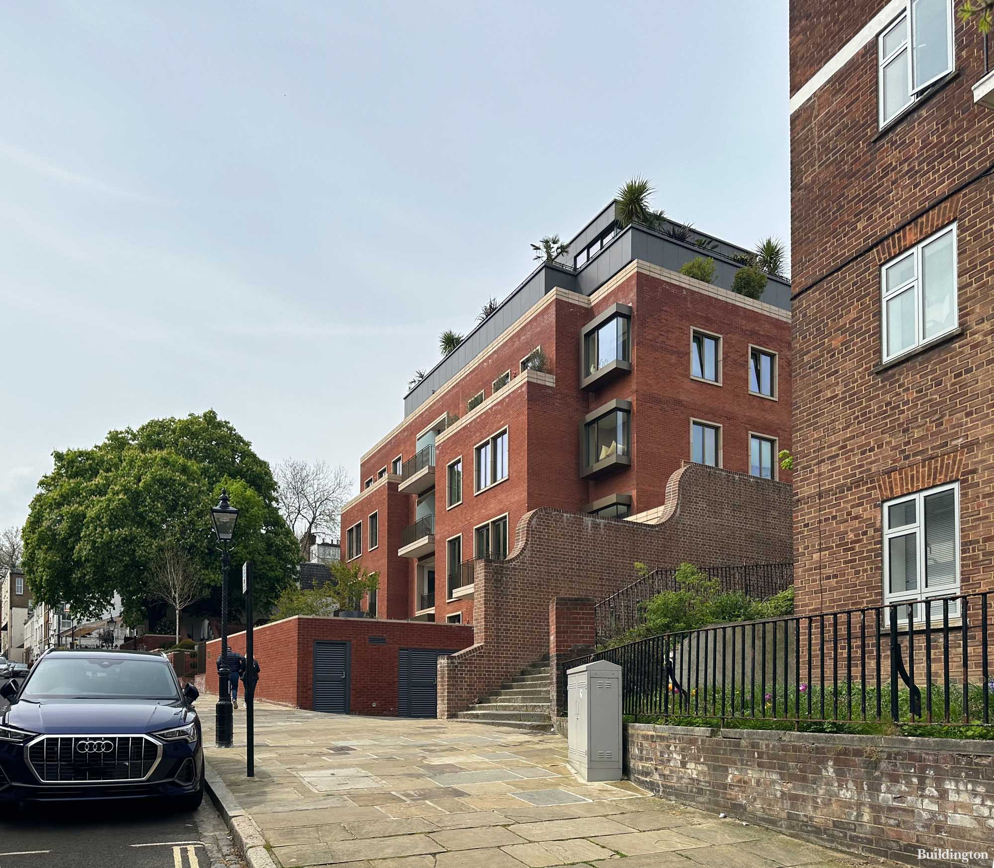 Novel House at 29 New End developed by Linton, completed in 2020 in Hampstead, London NW3.