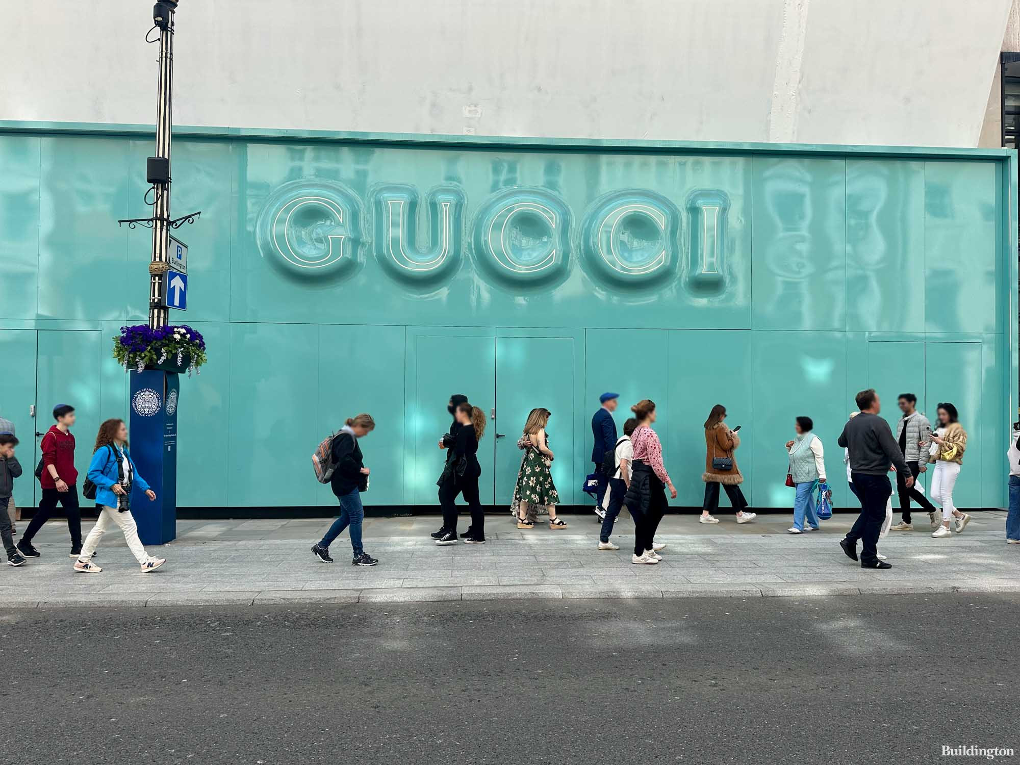 Gucci is preparing to open at 144-146 New Bond Street in Mayfair, London W1.