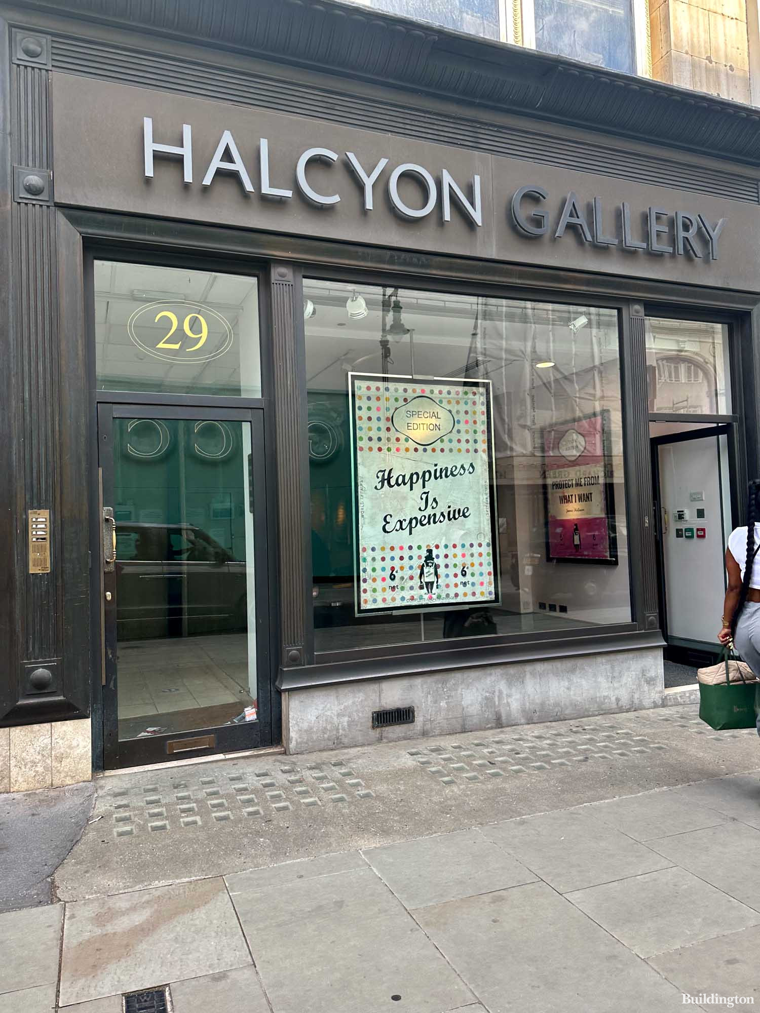 Halcyon Gallery at 29 New Bond Street in Mayfair, London W1.