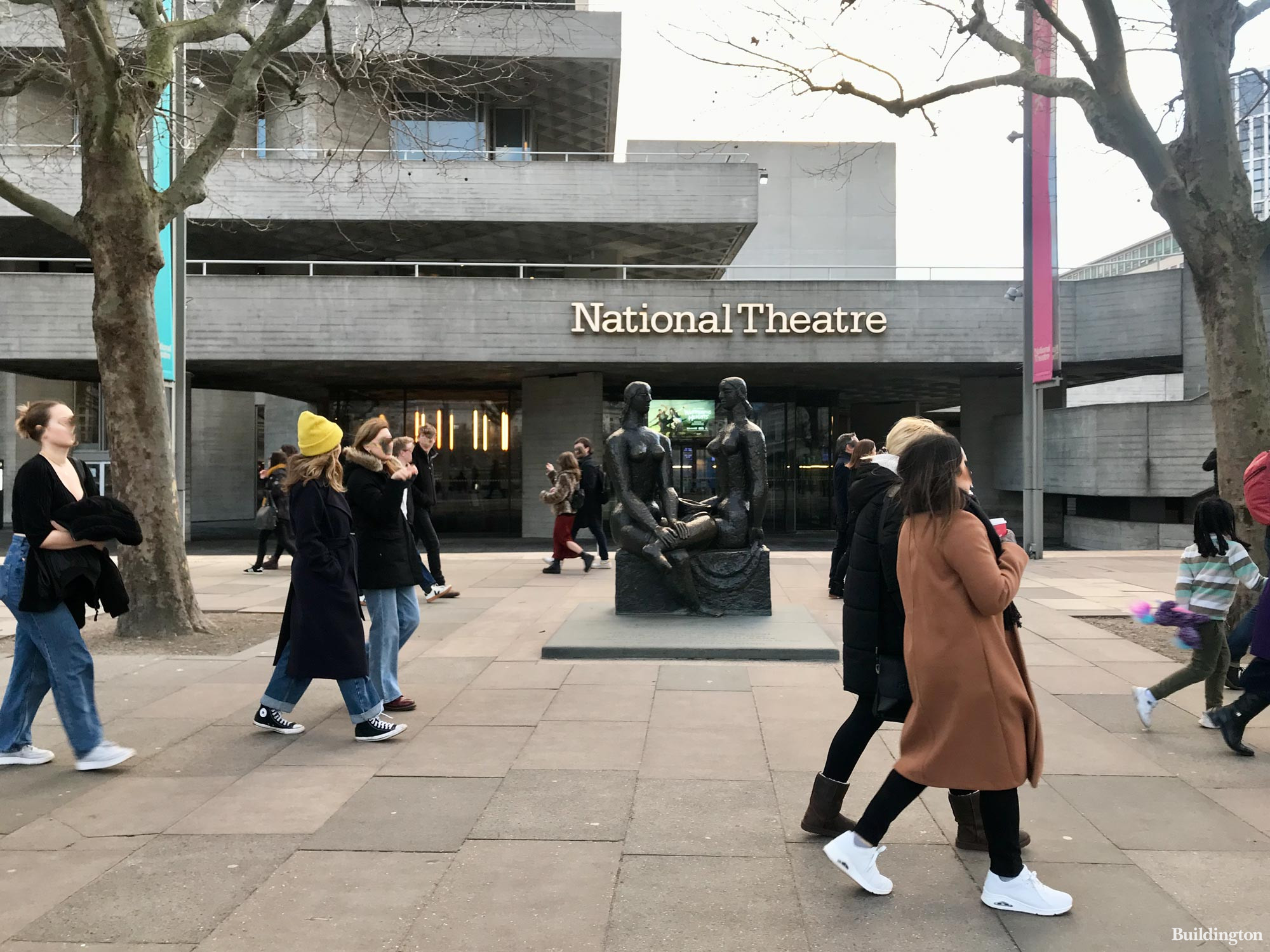 National Theatre building in Southbank