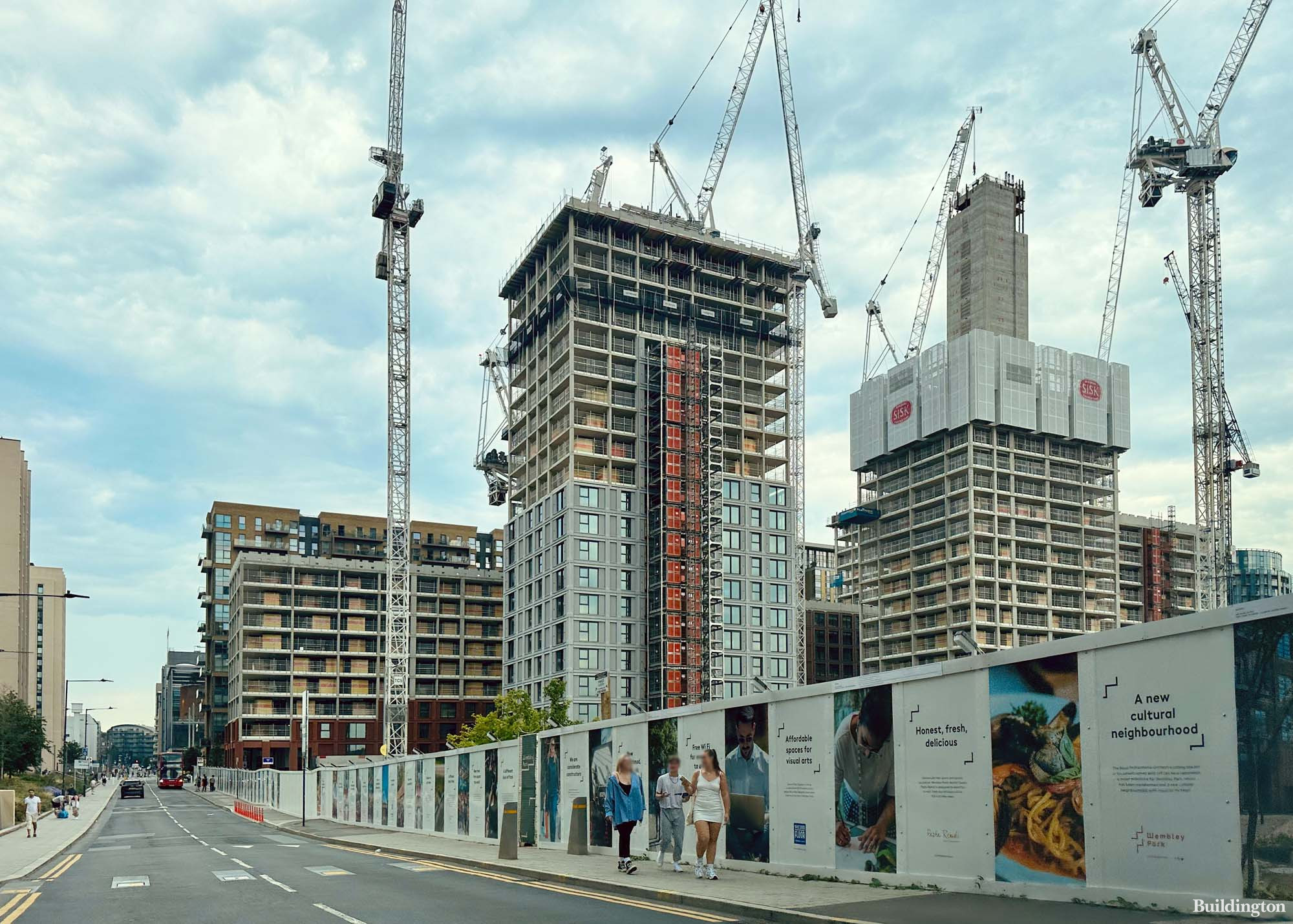 North East Lands development on Engineers Way in Wembley Park, Greater London HA9