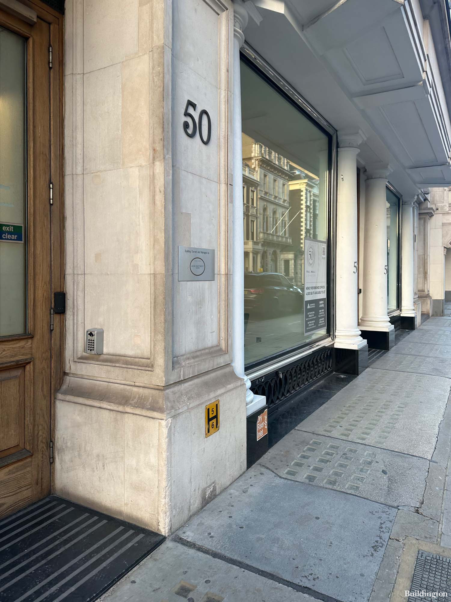 50 Pall Mall building in St James's, London SW1