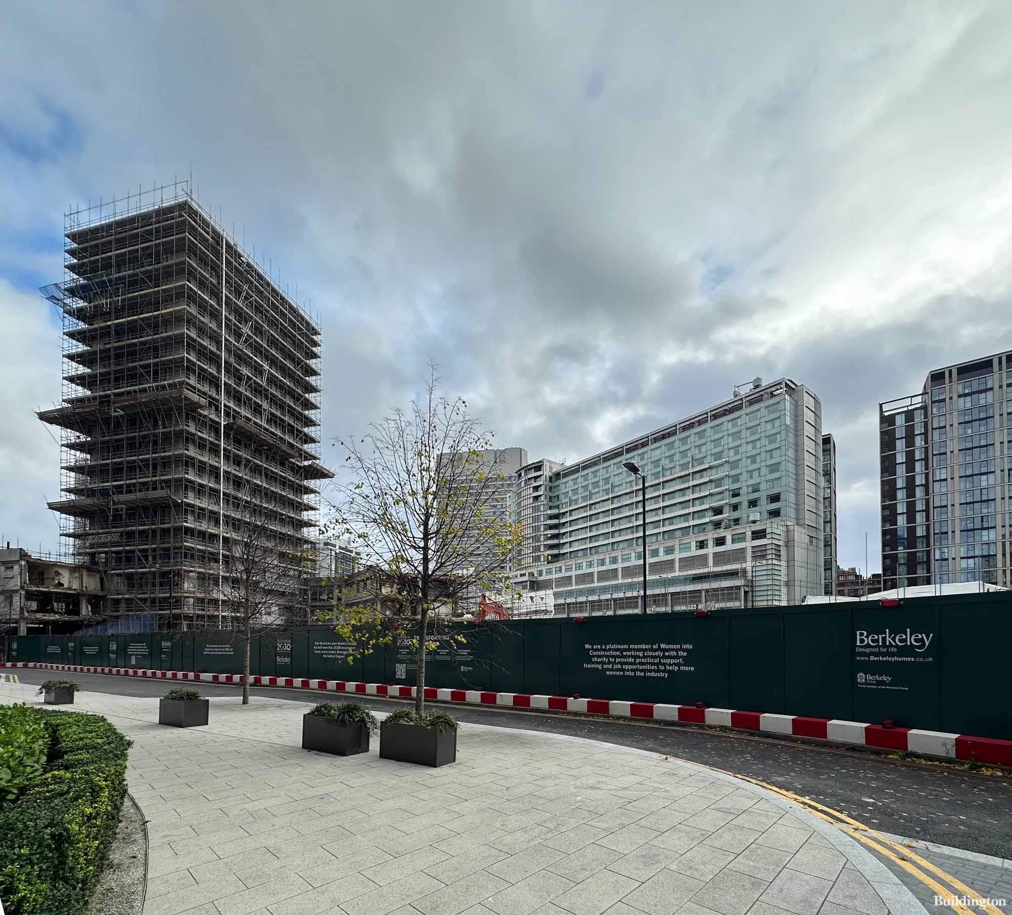 Paddington Green Police Station building is being demolished in 2023.