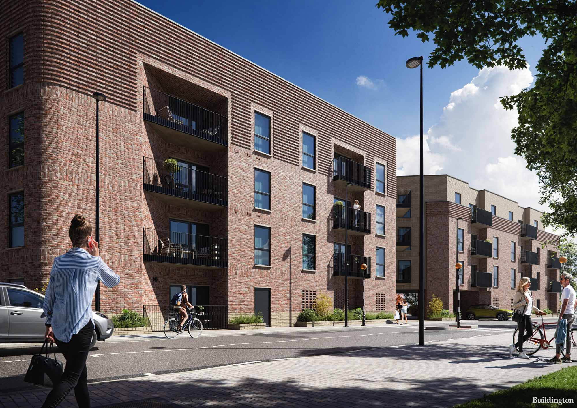 CGI of Brentwood Central by Weston Homes