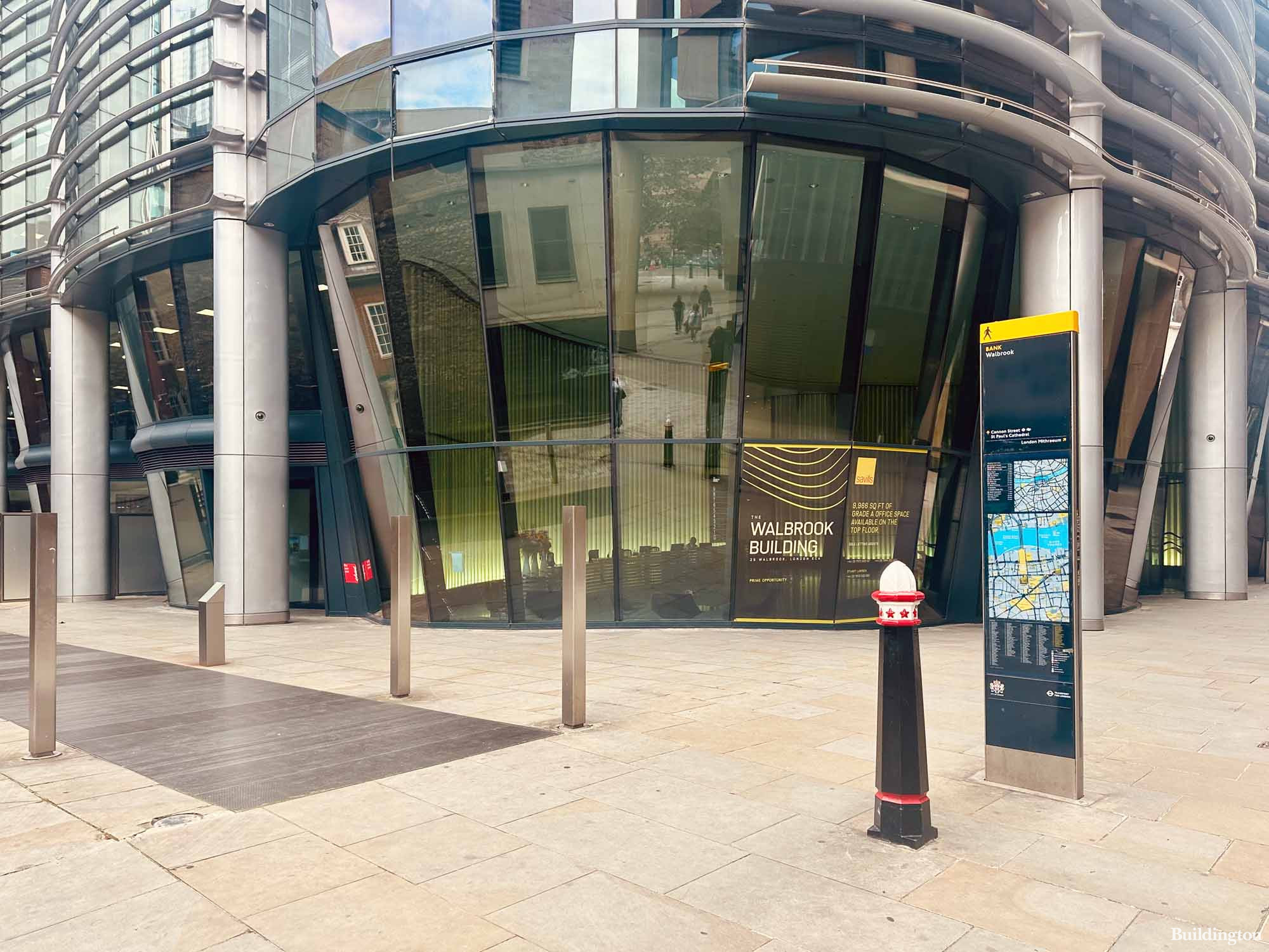 Entrance to Walbrook Building in the City of London EC4