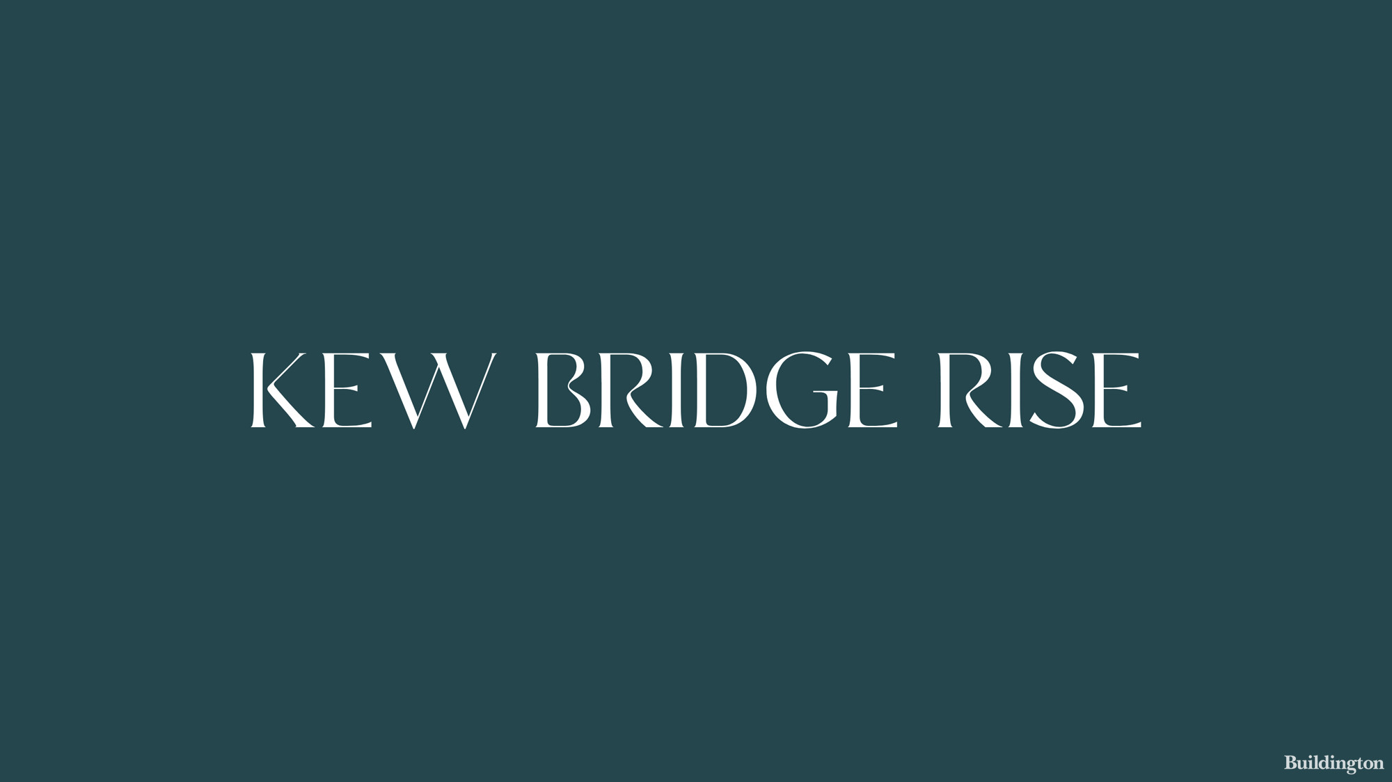 Kew Bridge Rise development cover 2024
