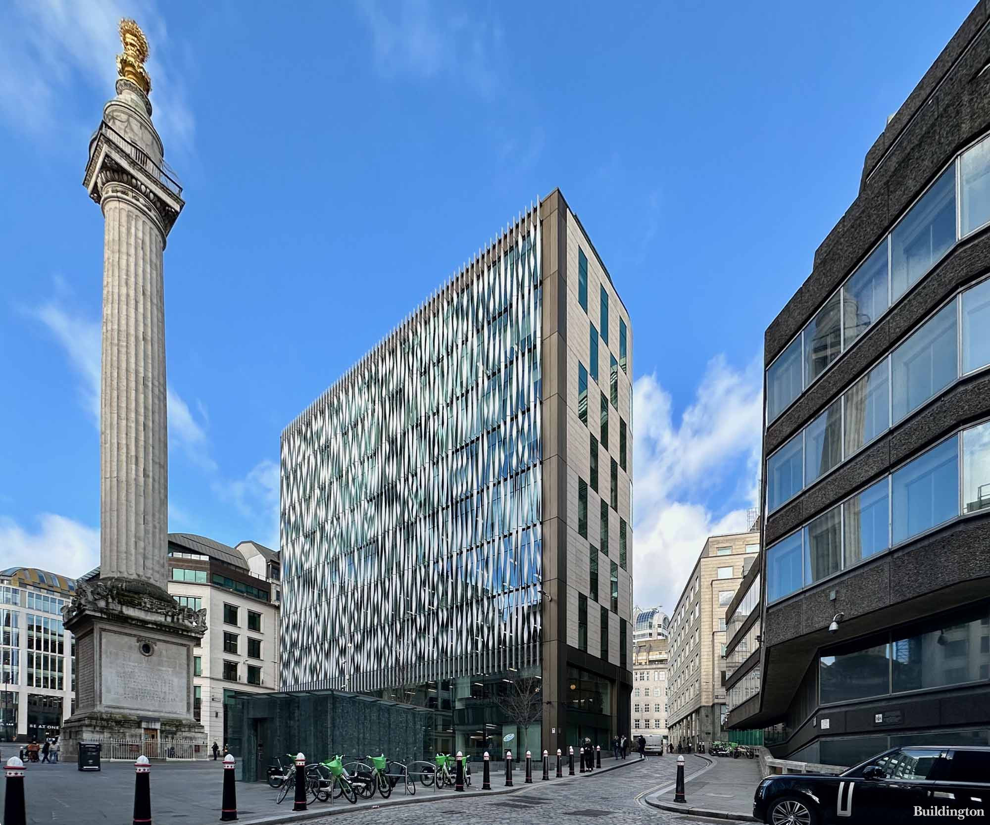 The Monument Building in the City of London EC3