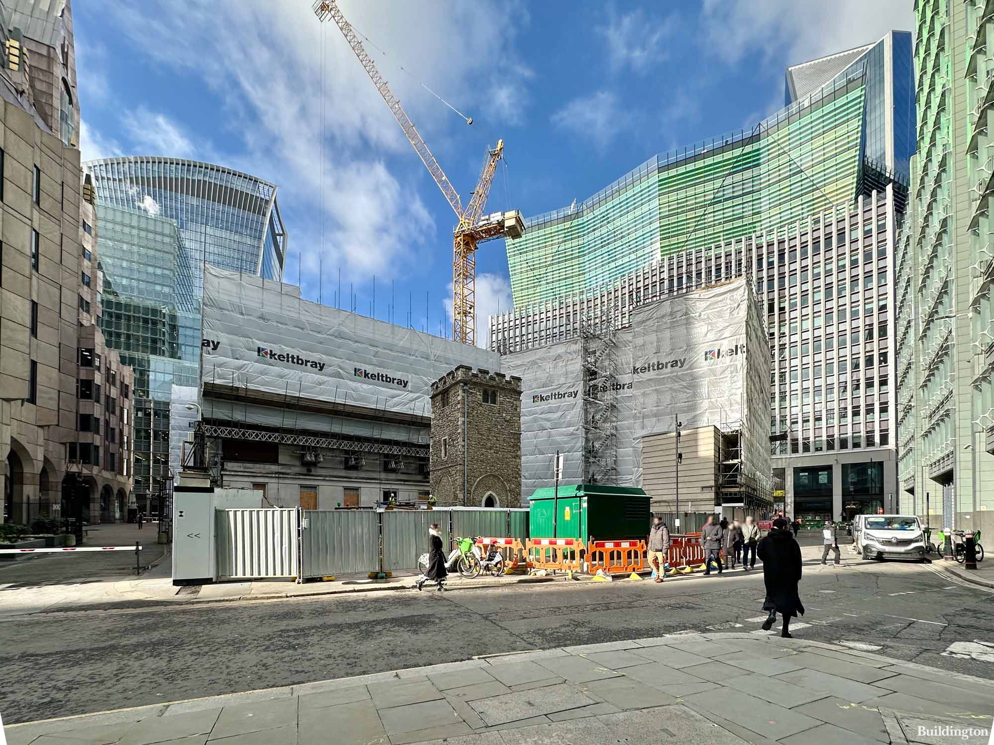 50 Fenchurch Street development site in the City of London EC3