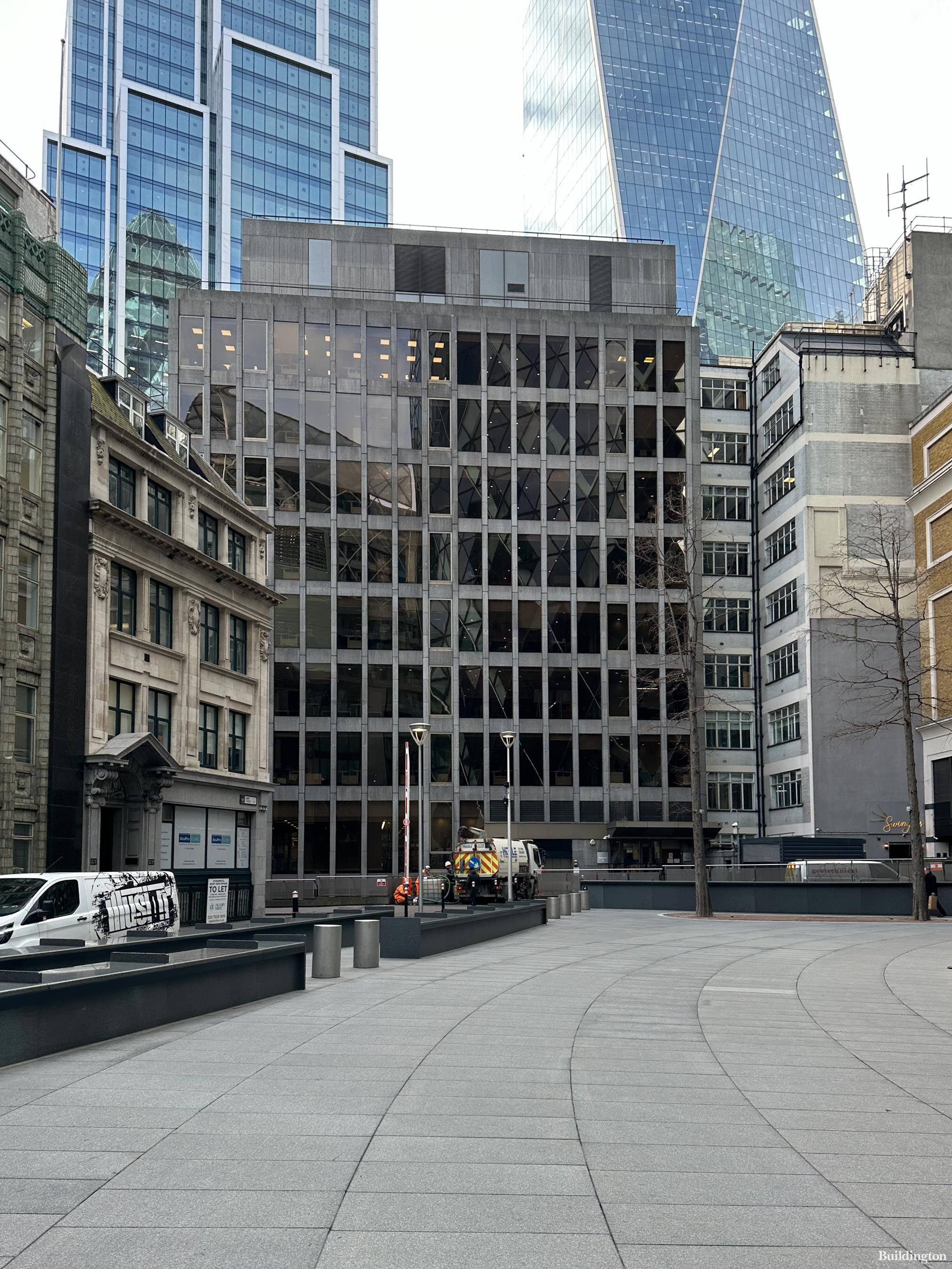 100 Leadenhall Street building in the City of London in January 2024