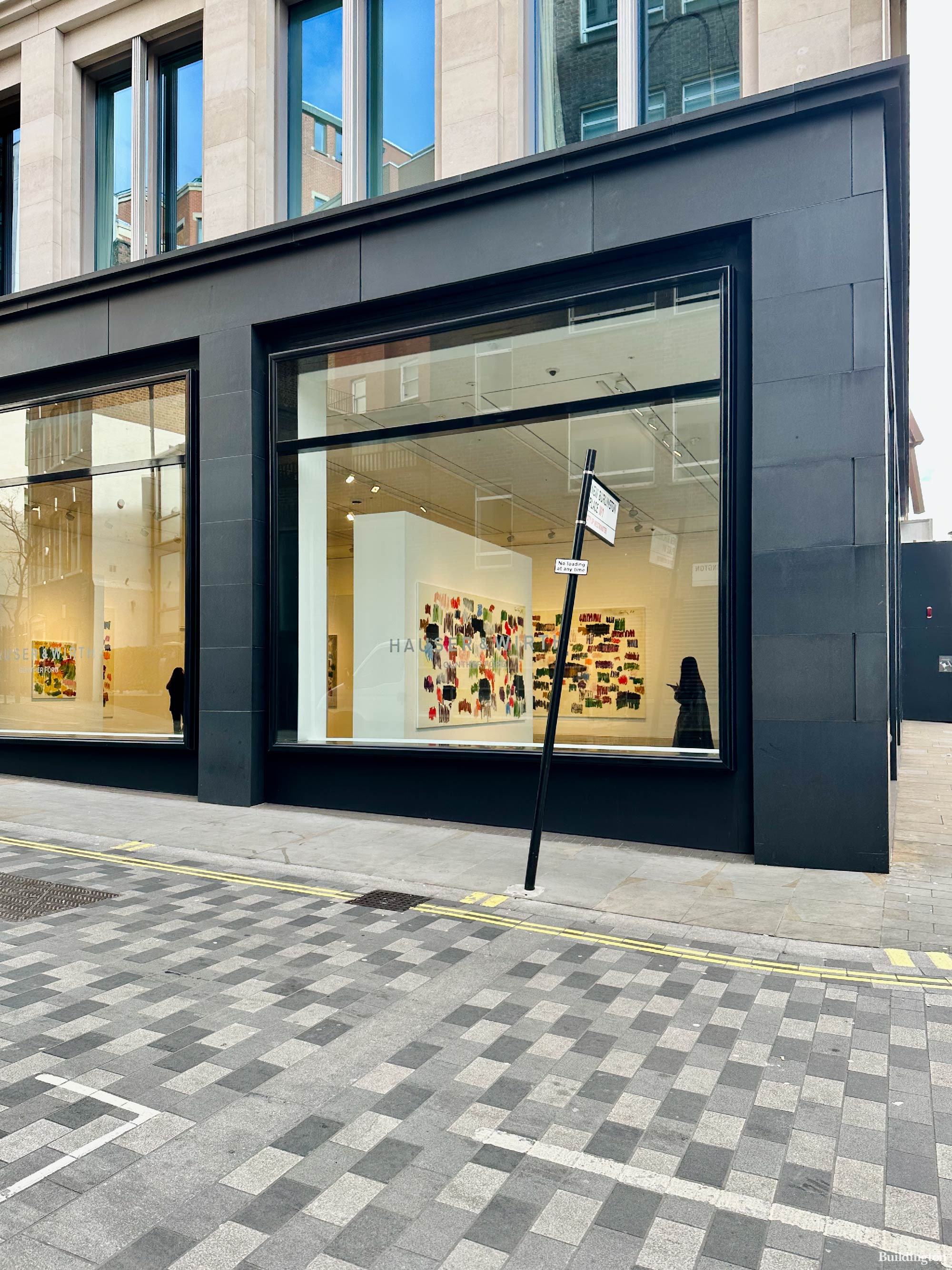 Hauser & Wirth gallery at 23 Savile Row in Mayfair, London W1