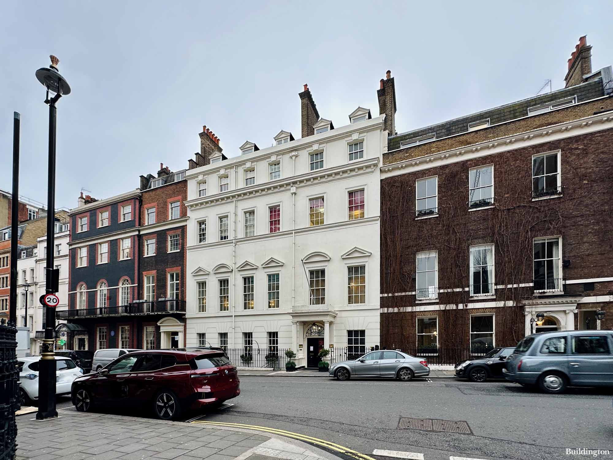 Grade I listed 30 Curzon Street building in Mayfair, London W1.