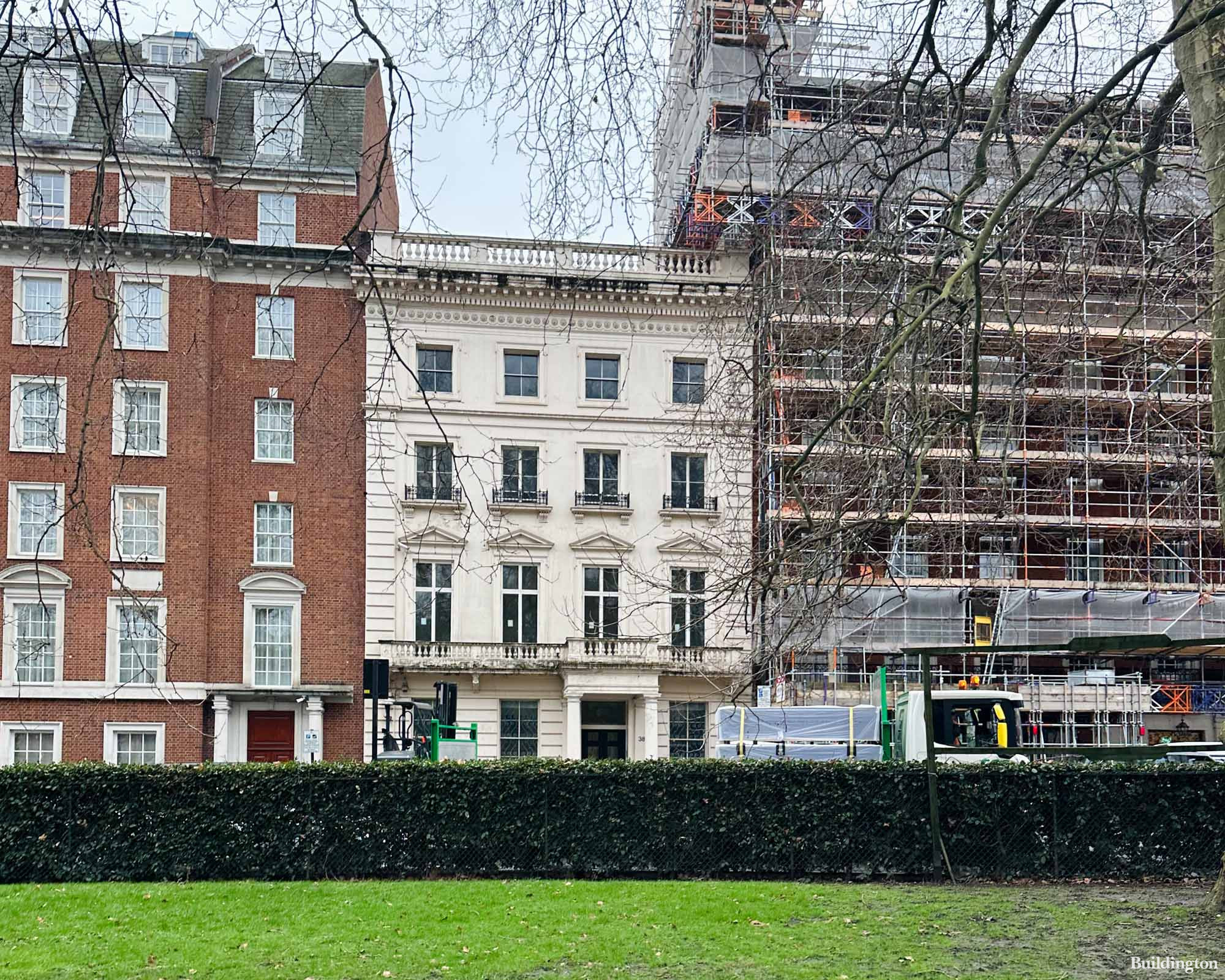 38 Grosvenor Square building in Mayfair, London W1K