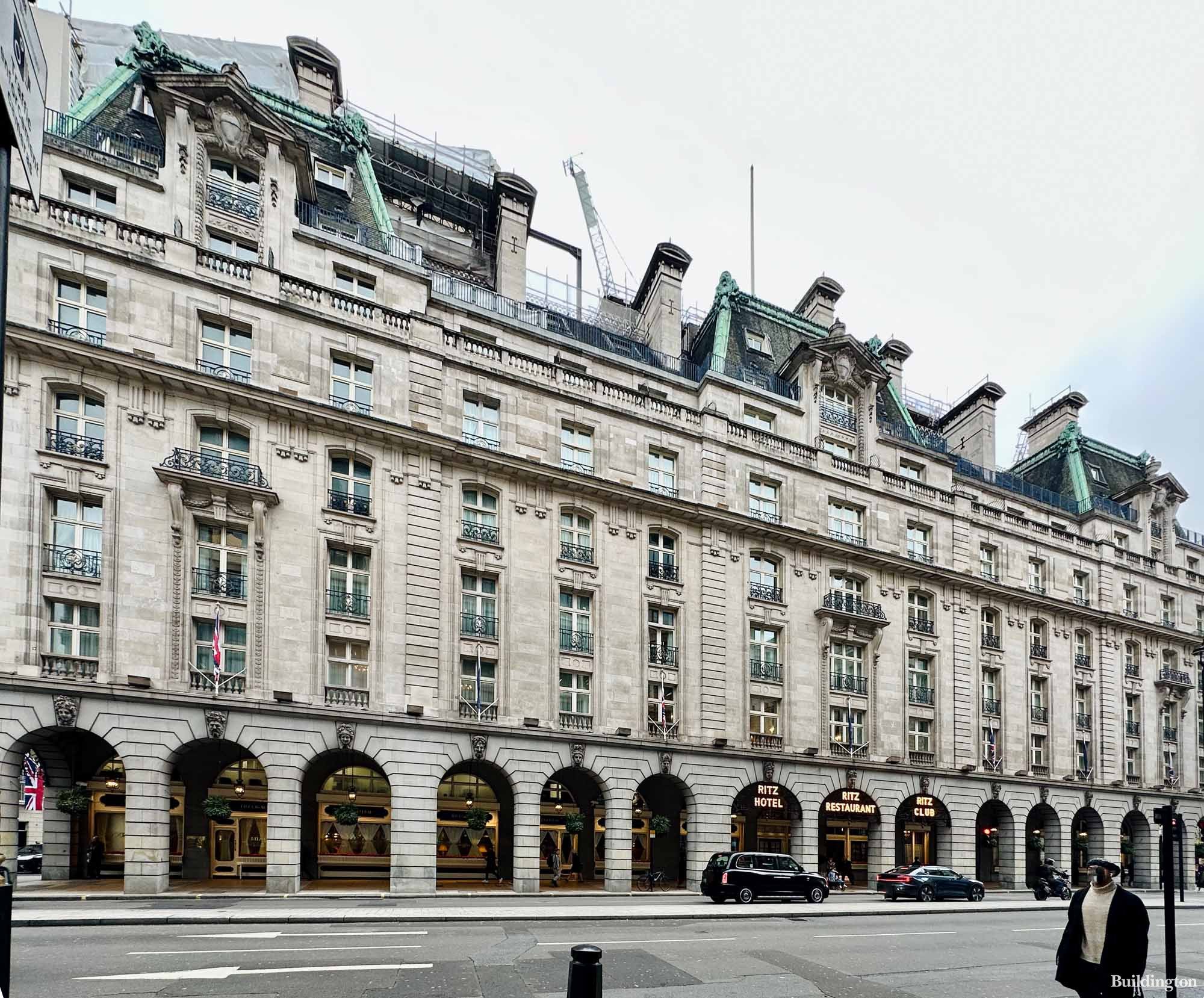 The Ritz London on Piccadilly in St James's, London SW1