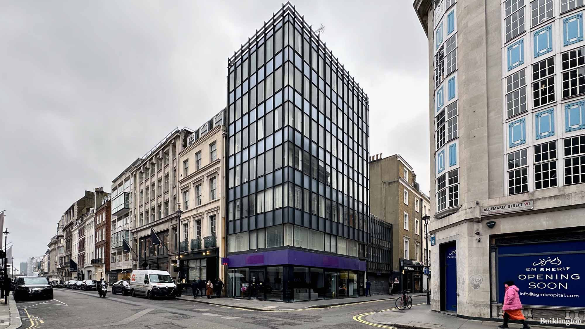 41 Albemarle Street building designed by Peter Moro in Mayfair, London W1.