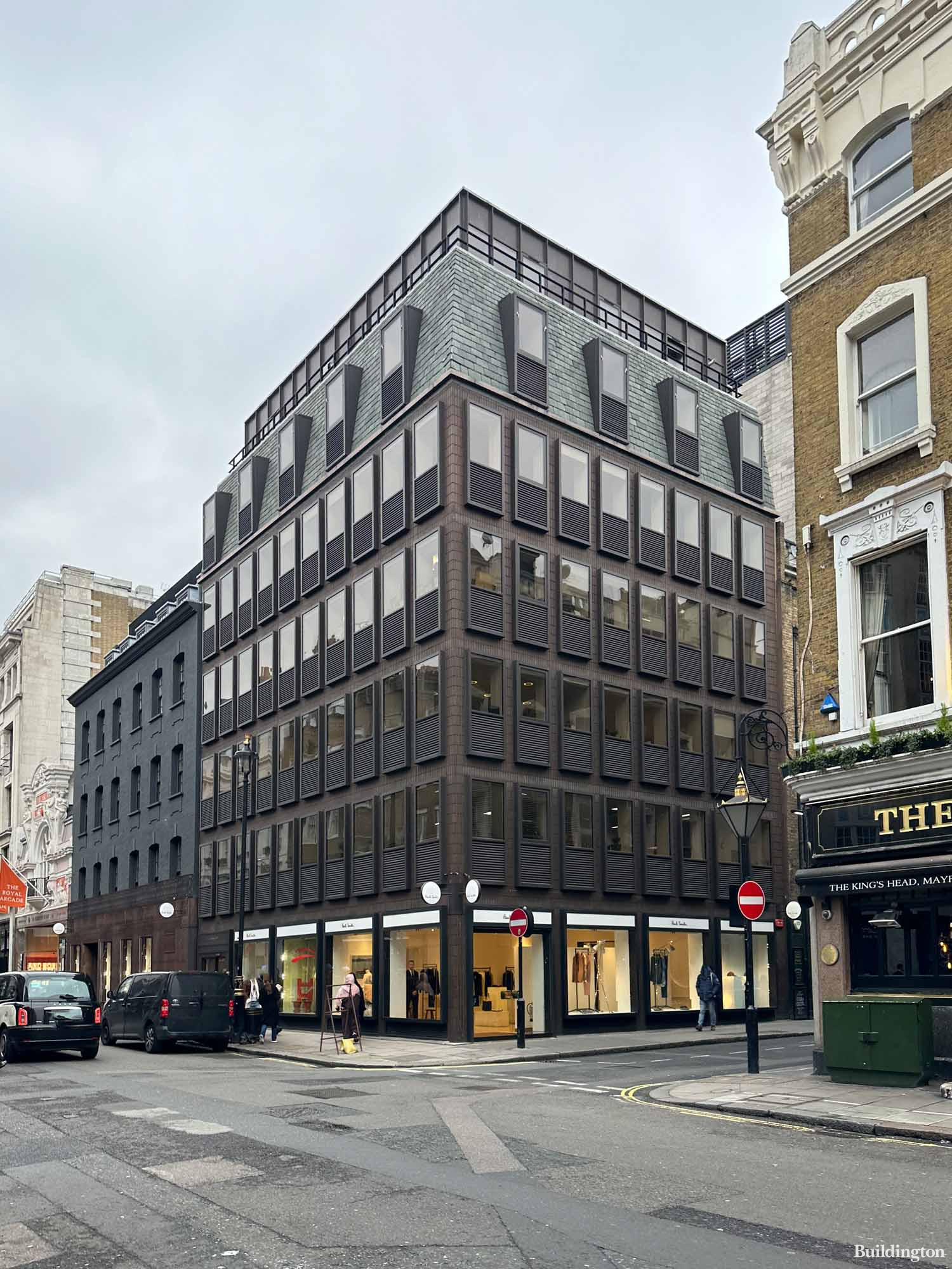 Nine Albemarle Street building in Mayfair, London W1
